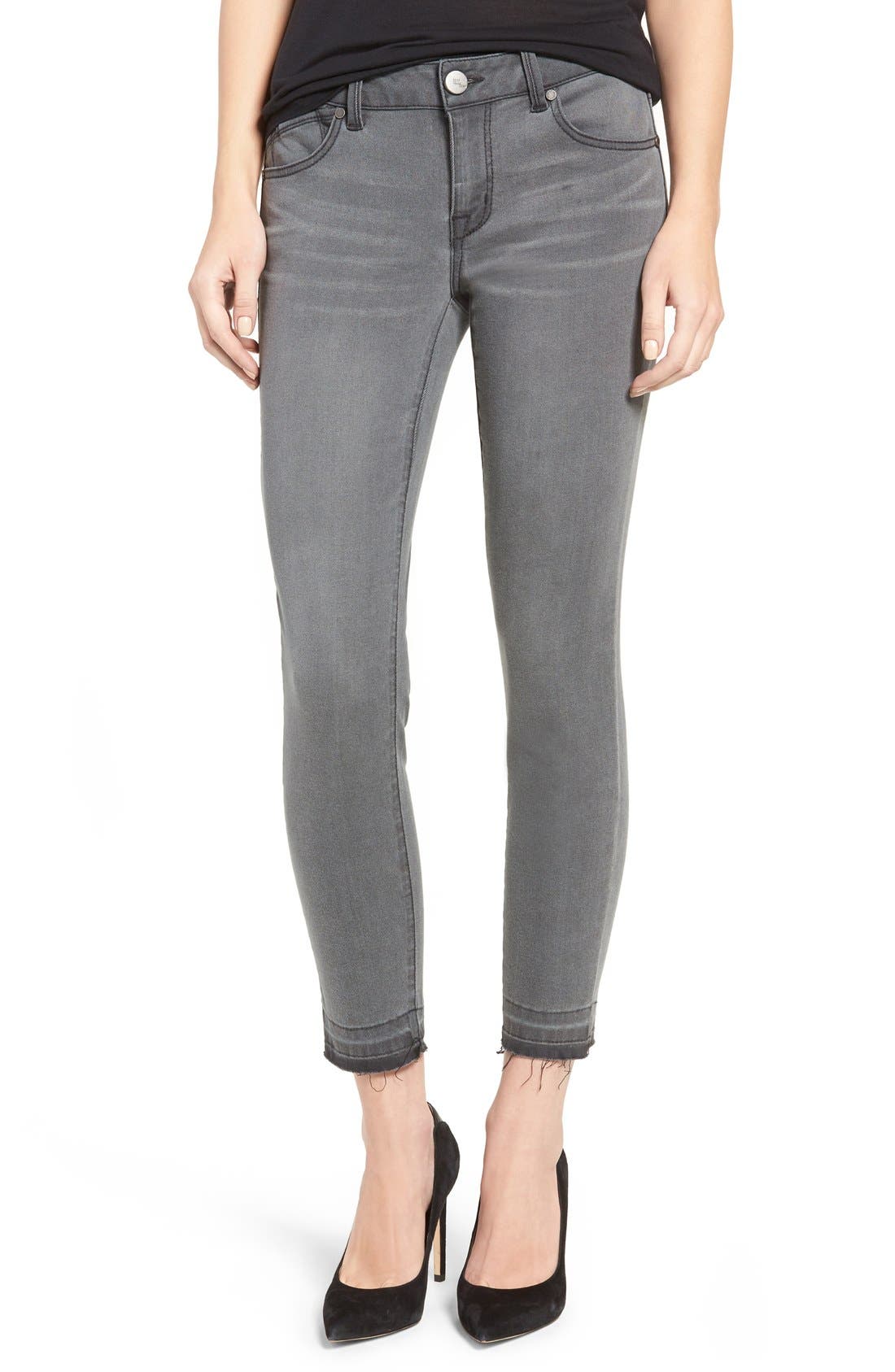 1822 Denim Raw Hem Crop Skinny Jeans Nordstrom