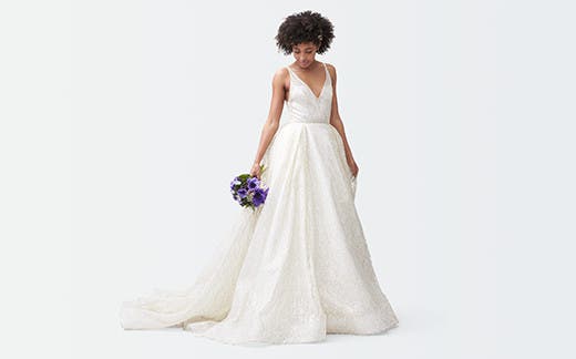 Image of simple wedding dress nordstrom