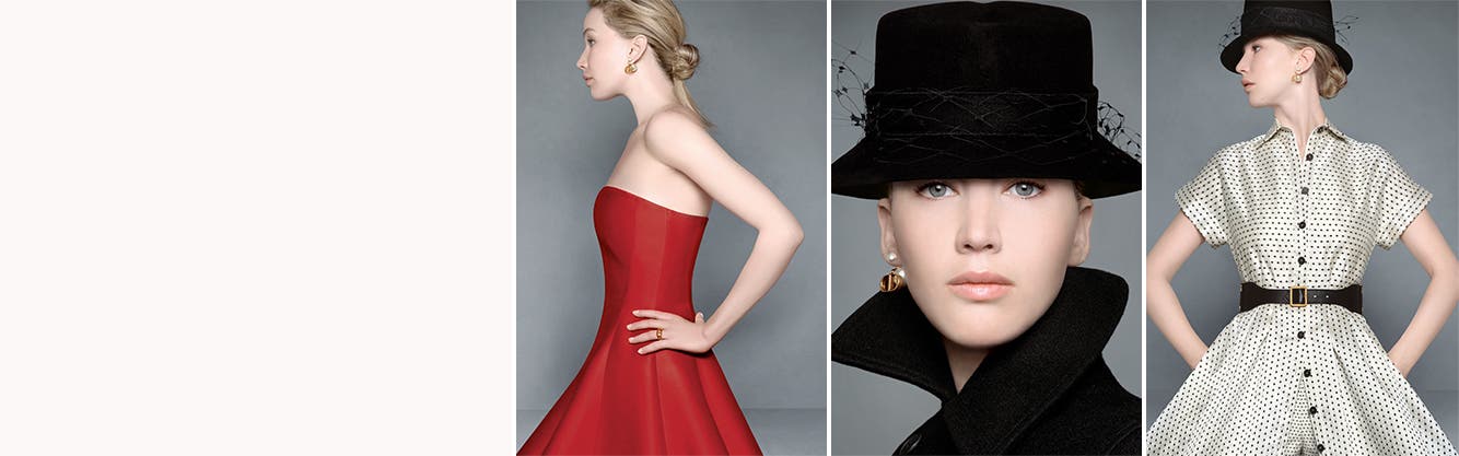 Women's Dior clothing, makeup and fragrance.