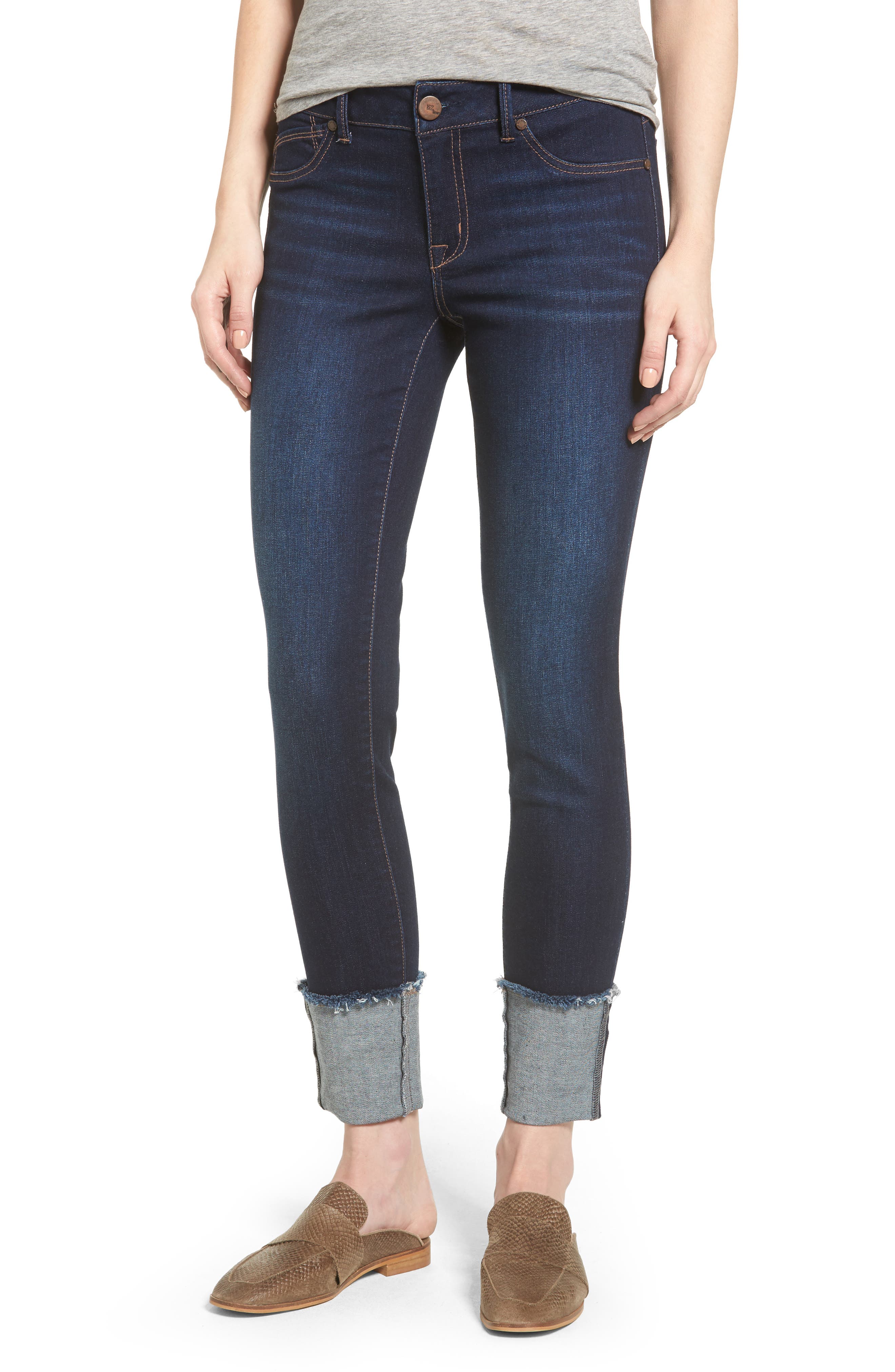 1822 Denim Roll Cuff Ankle Skinny Jeans (Lennox) Nordstrom