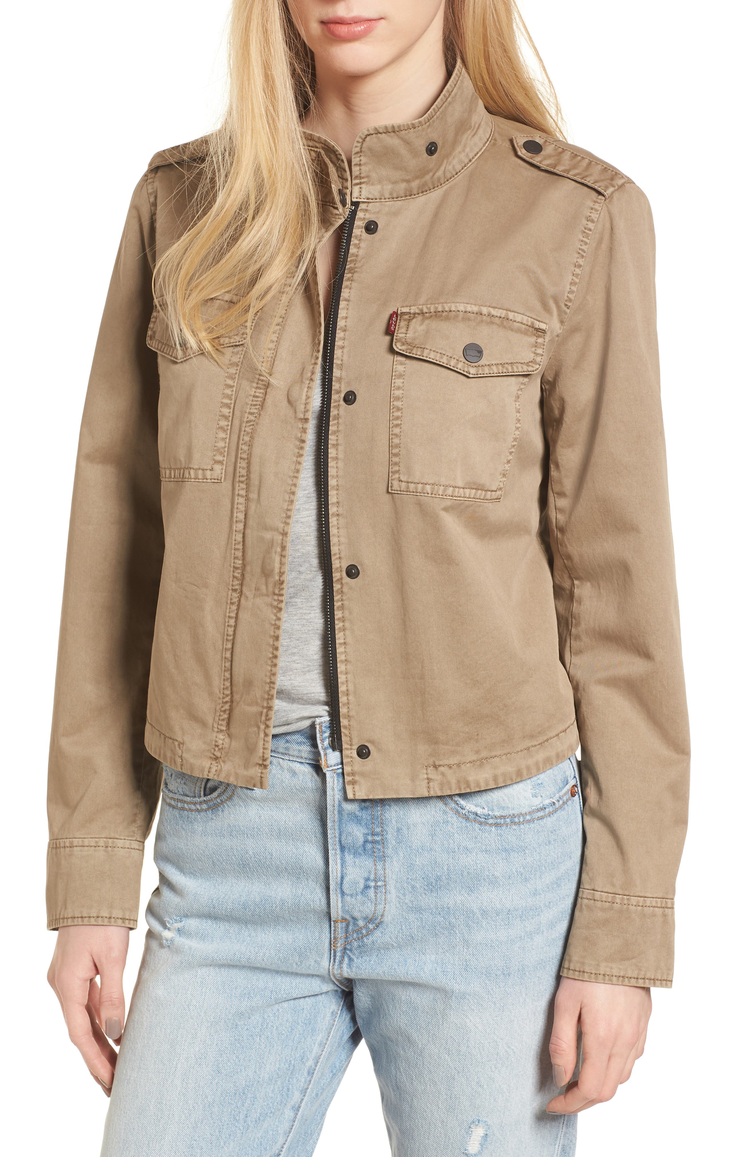Levi's® Crop Military Jacket Nordstrom