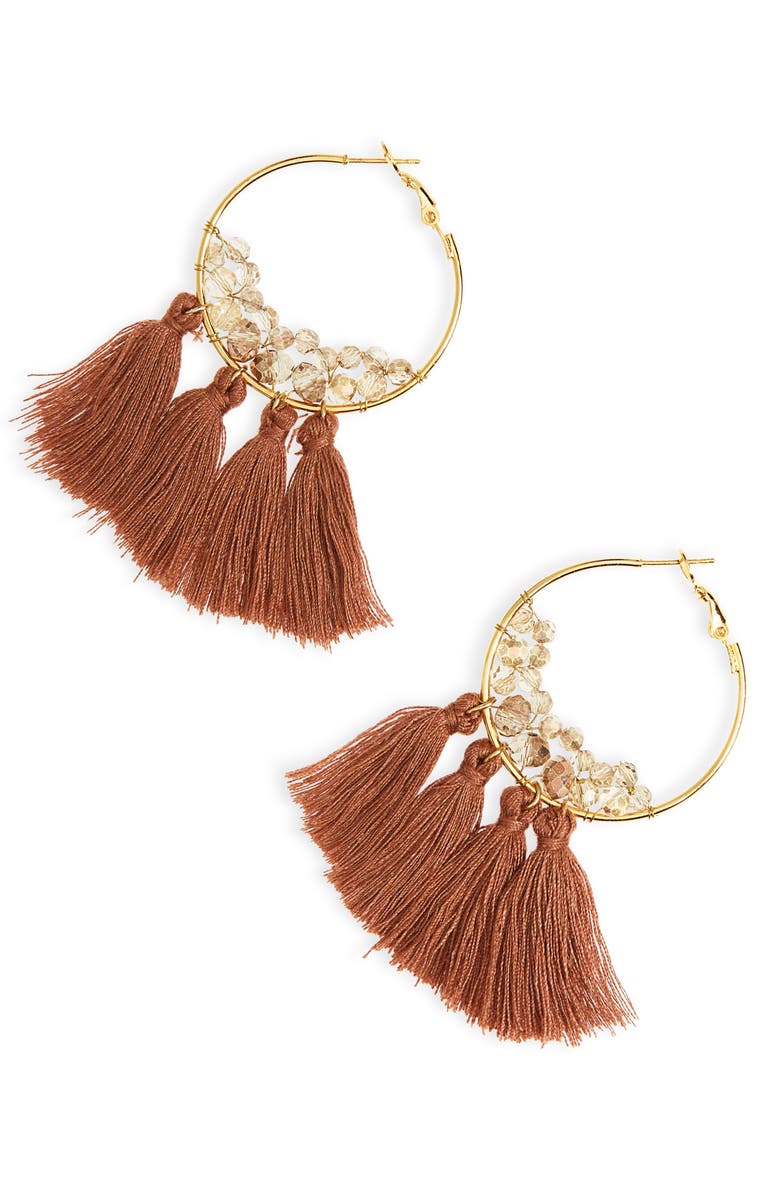 Tassel hoops Clearance