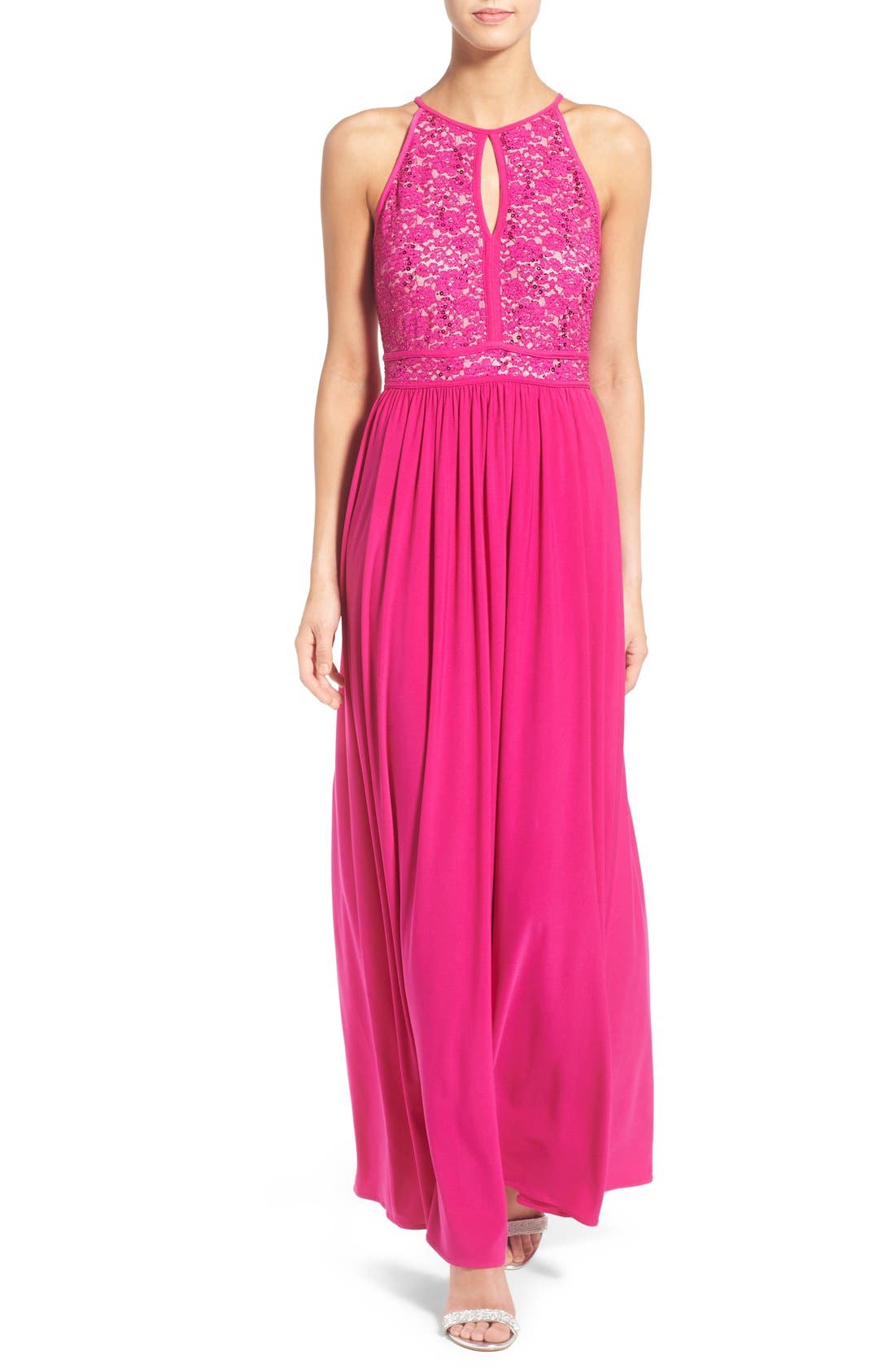 & Co. Sequin Lace Bodice Gown Nordstrom