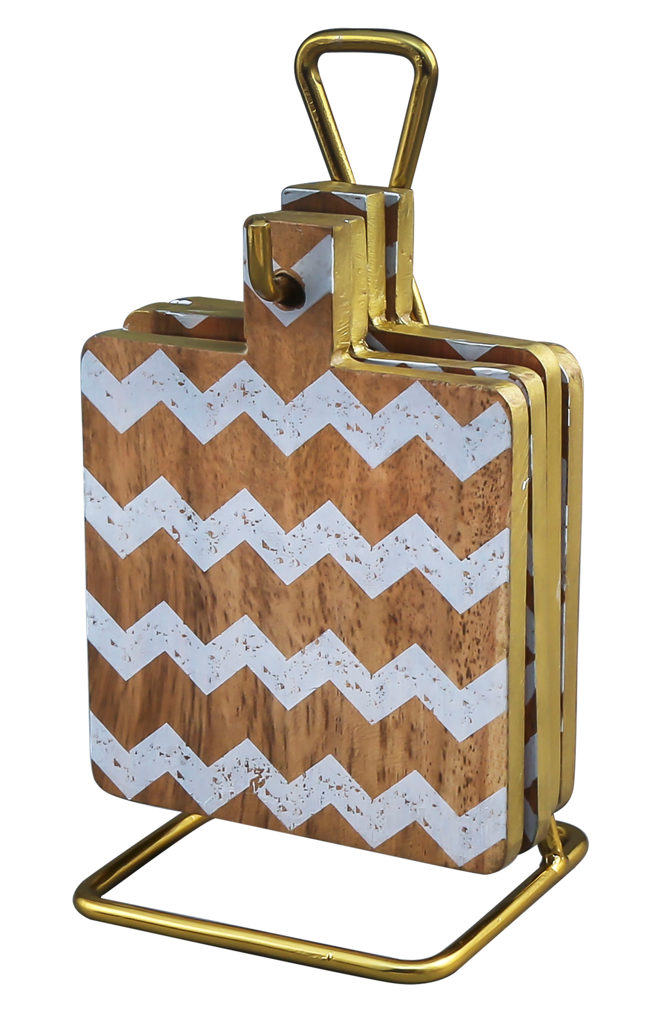 Thirstystone Set of 4 Coasters and Holder Nordstrom