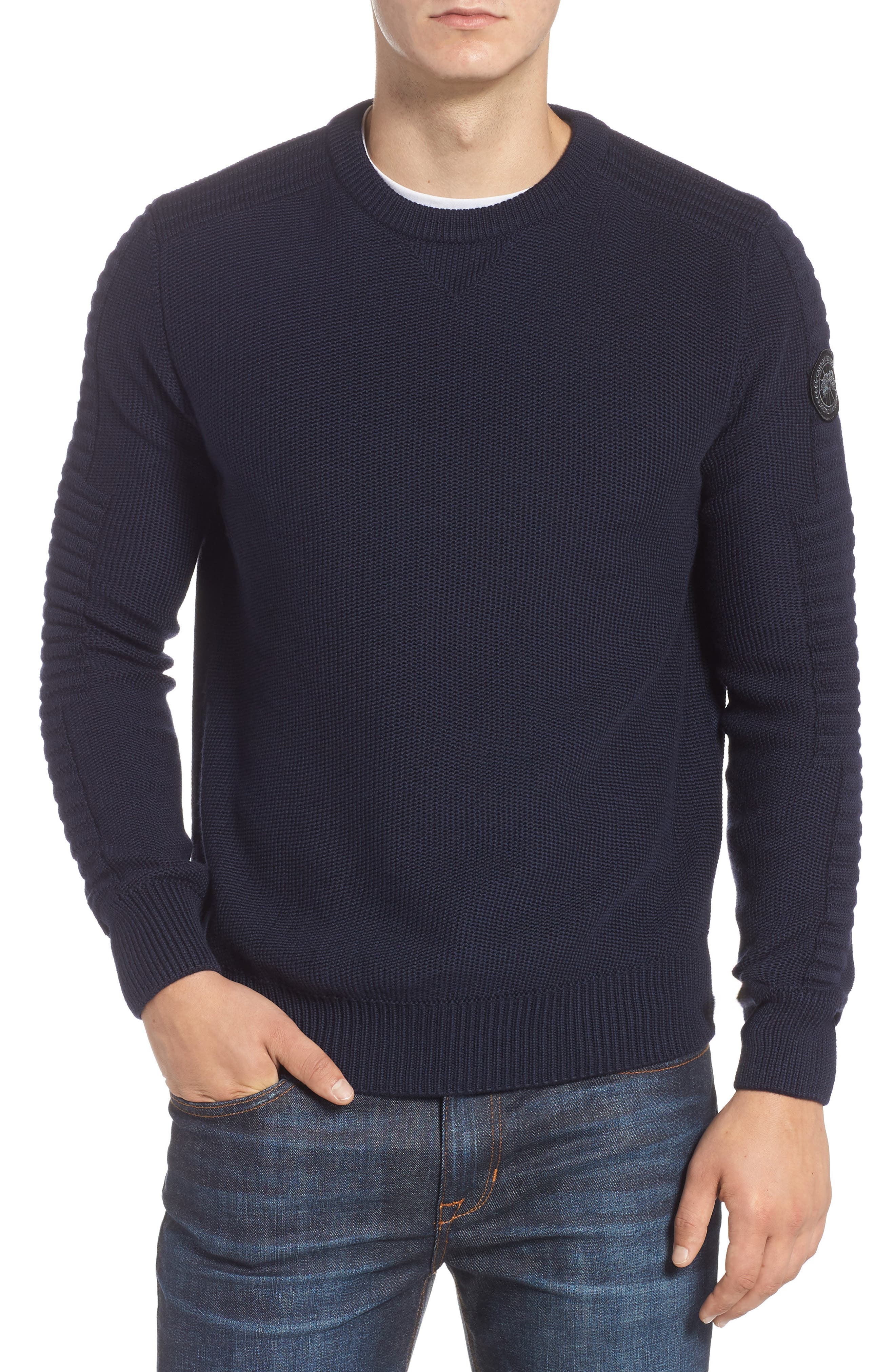 Canada Goose Paterson Regular Fit Merino Sweater, Blue