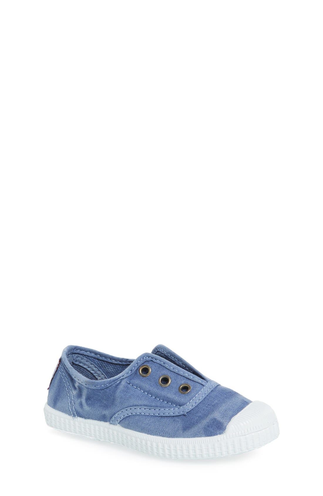 EAN 1107077790212 product image for Toddler Girl's Cienta Laceless Slip-On Sneaker, Size 21 EU - Blue | upcitemdb.com