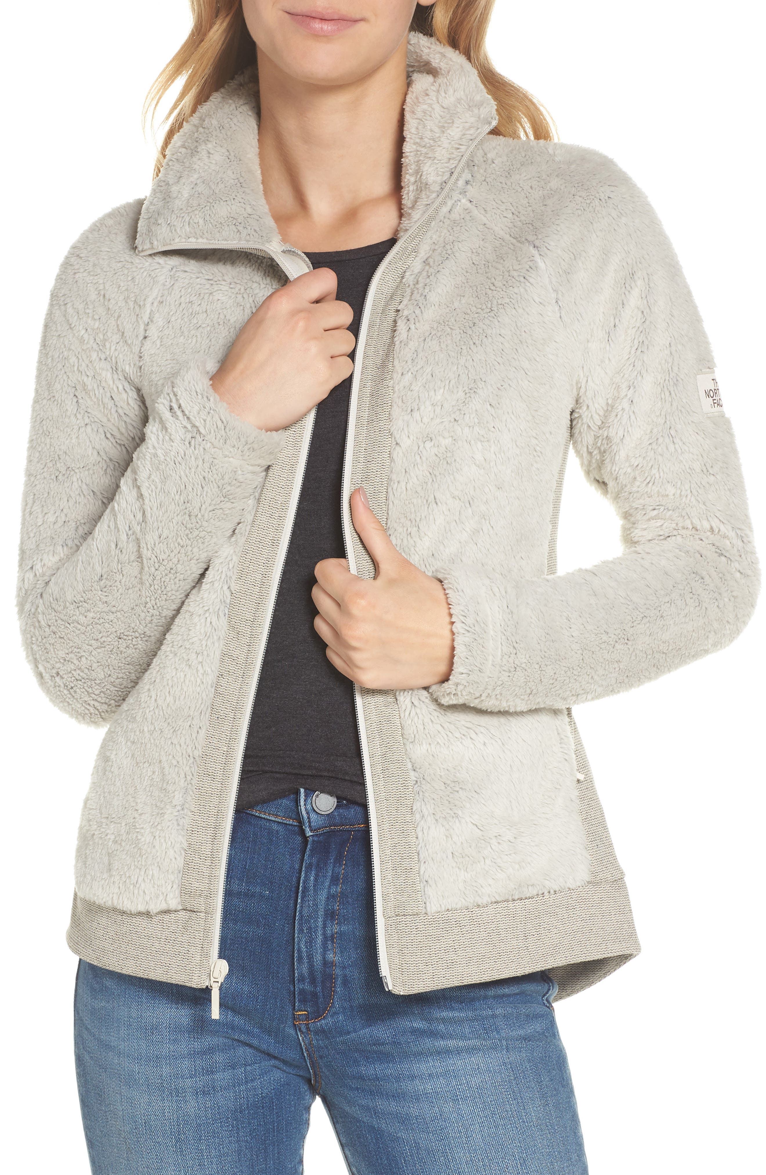 The North Face Furry Fleece Jacket, Ivory