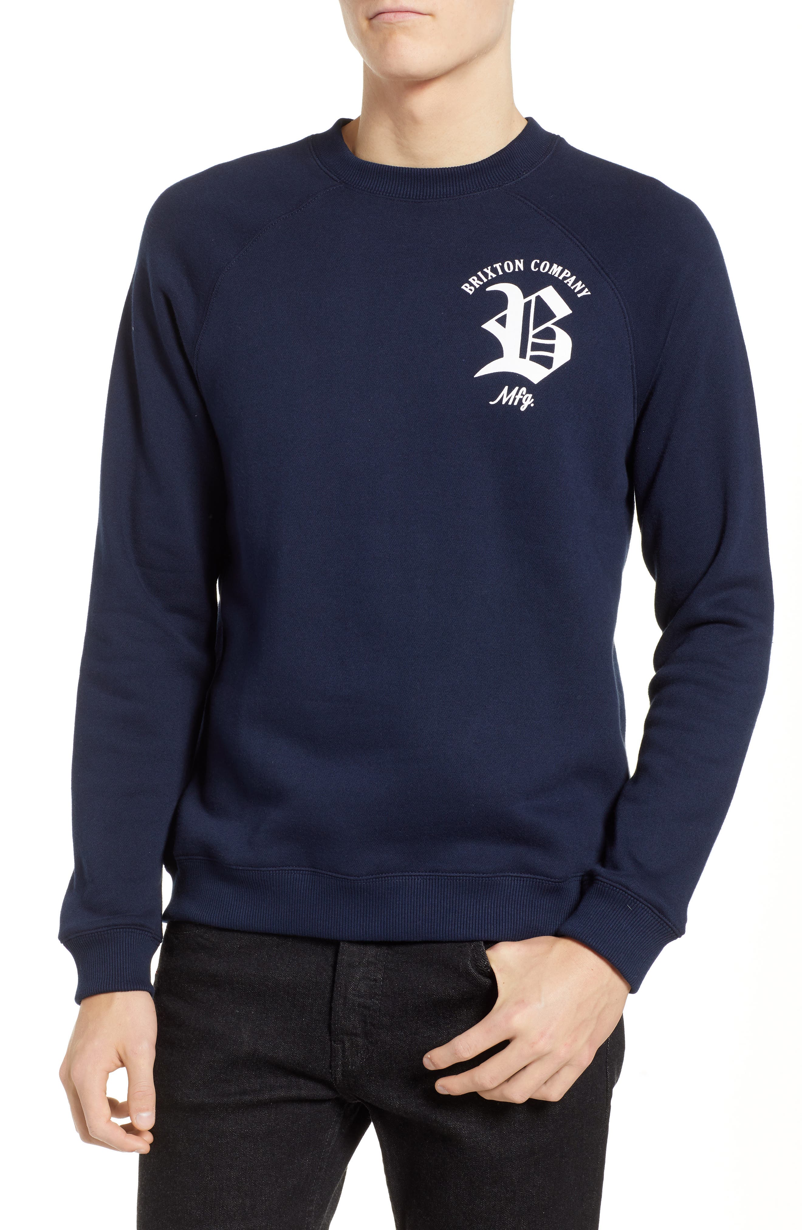 Brixton Rawson Raglan Crewneck Sweatshirt