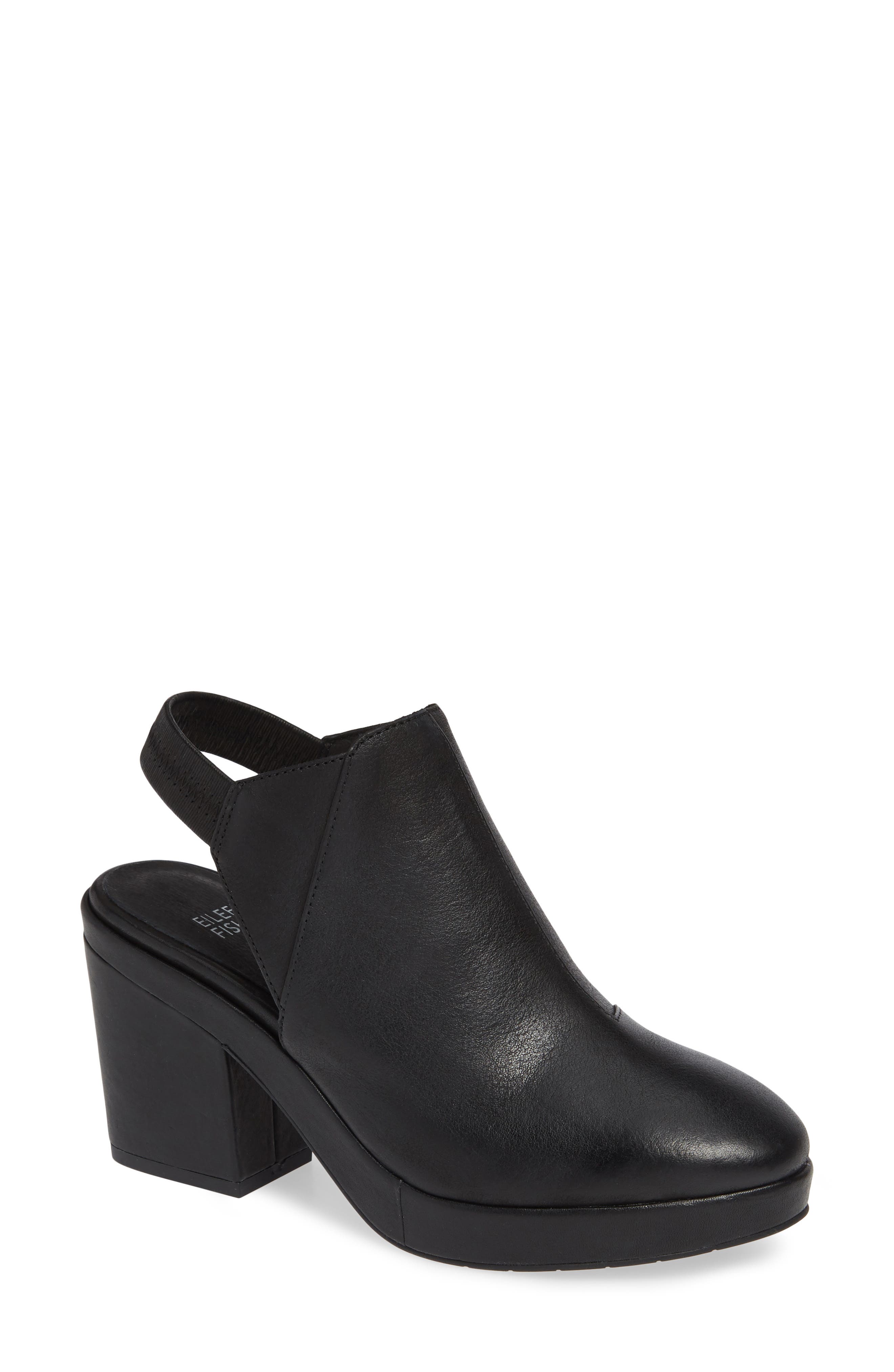 Eileen Fisher Chance Platform Bootie- Black