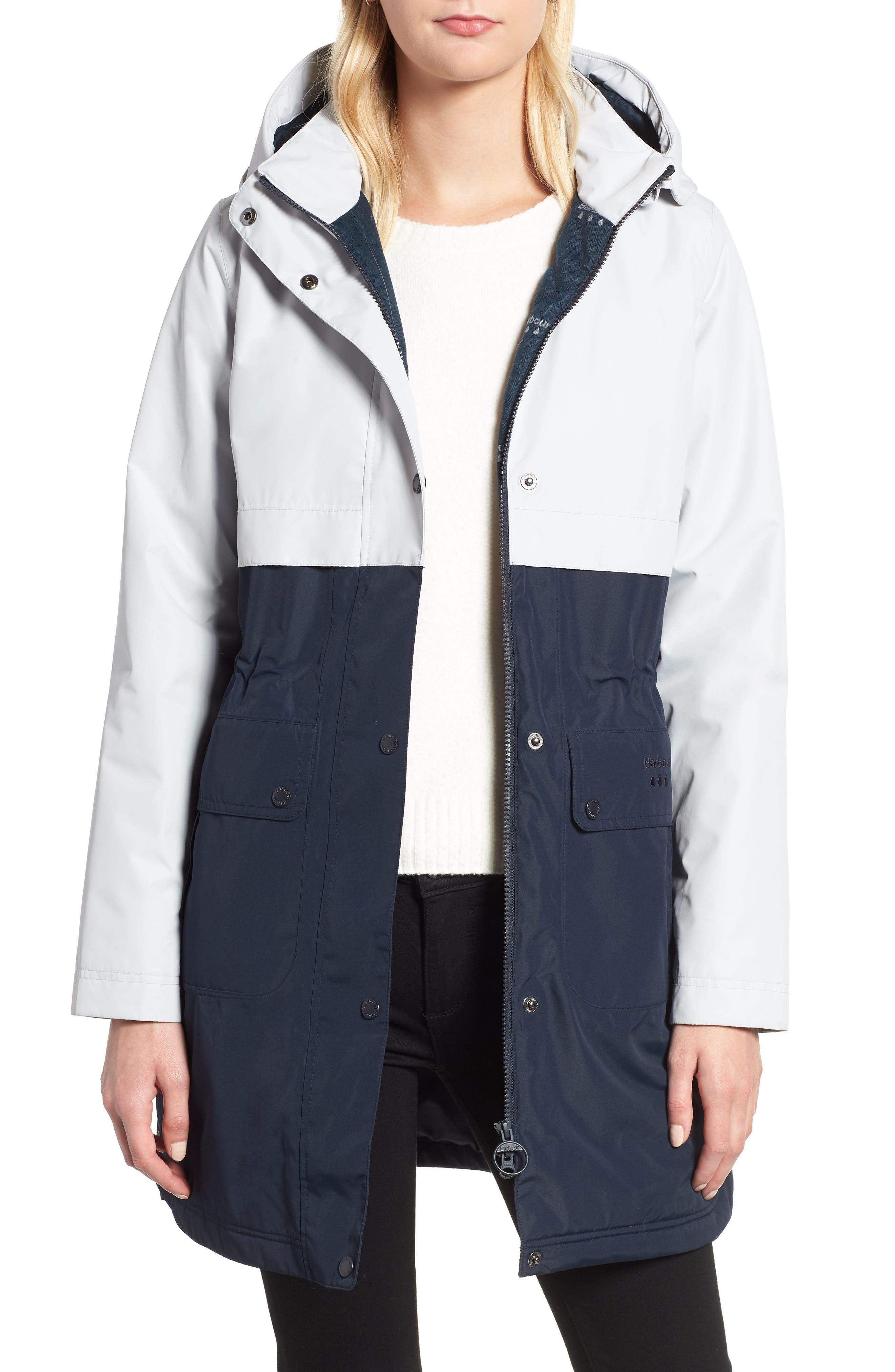 Barbour Damini Waterproof Jacket, US / 8 UK - Blue