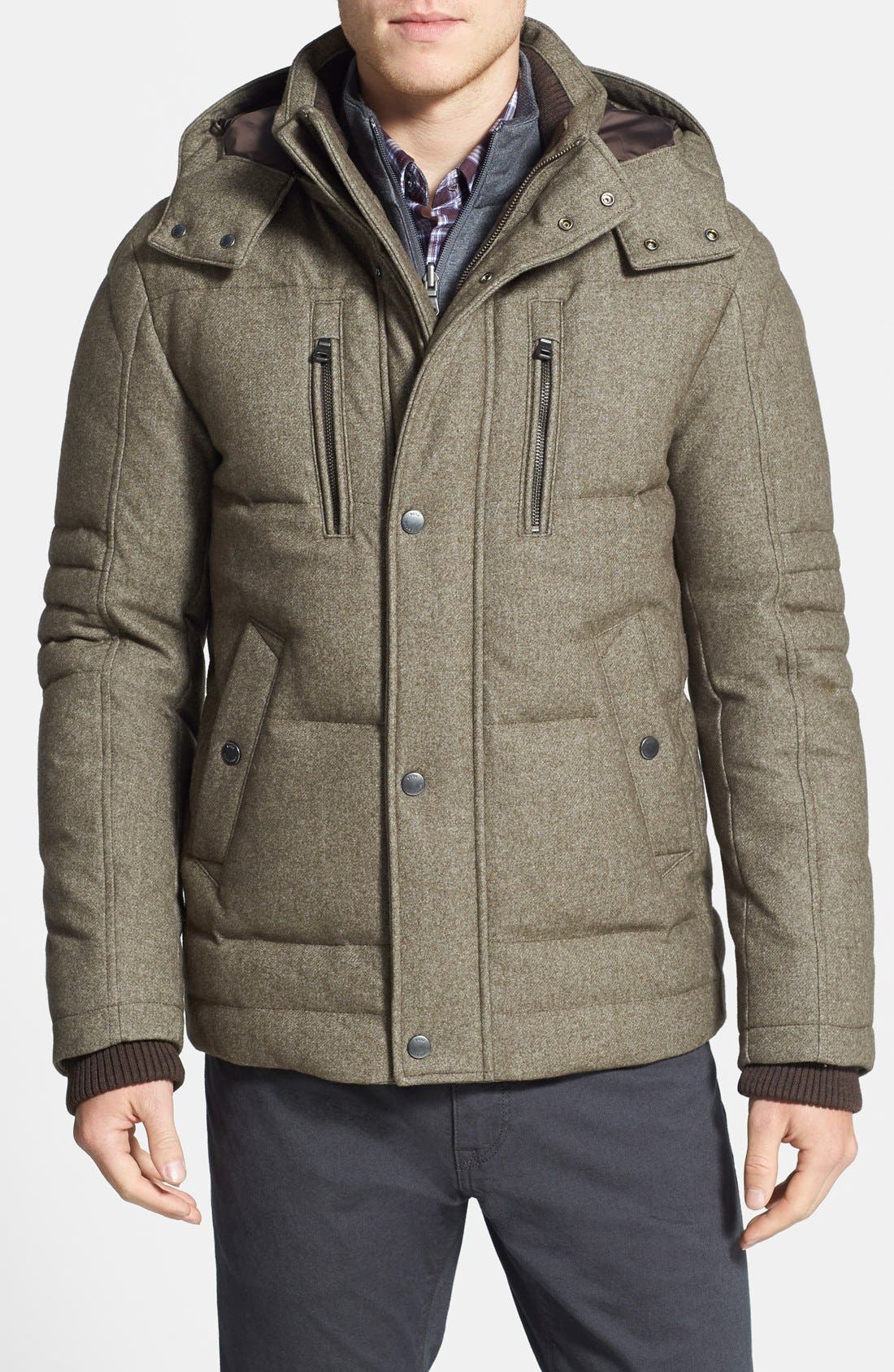 BOSS HUGO BOSS 'Dery' Quilted Down Coat Nordstrom