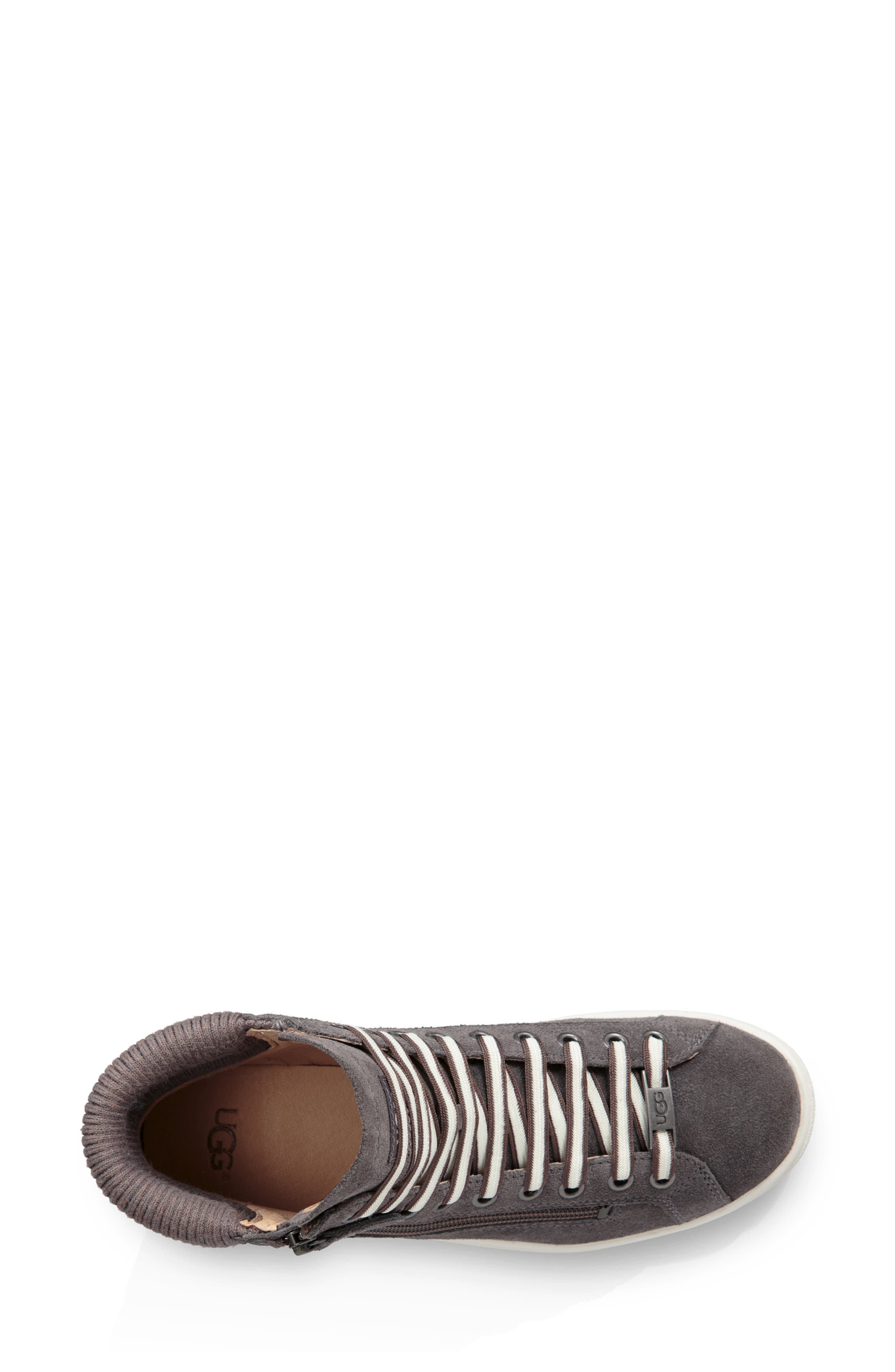 ugg olive high top sneaker charcoal