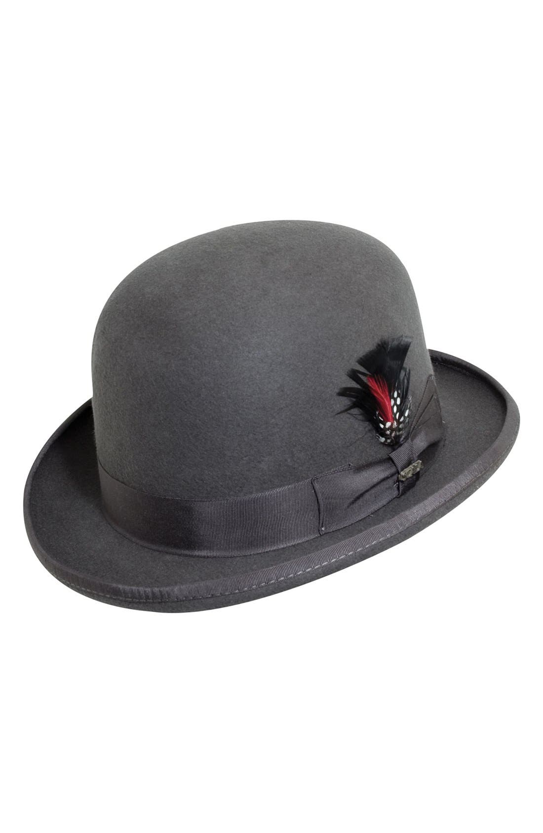 UPC 016698309004 product image for Scala 'Classico' Wool Felt Derby Hat Charcoal X-Large | upcitemdb.com