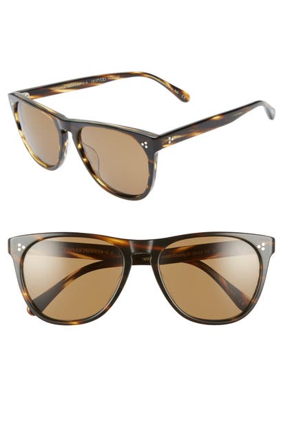 Oliver Peoples DADDY B 58MM POLARIZED SUNGLASSES - COCOBOLO