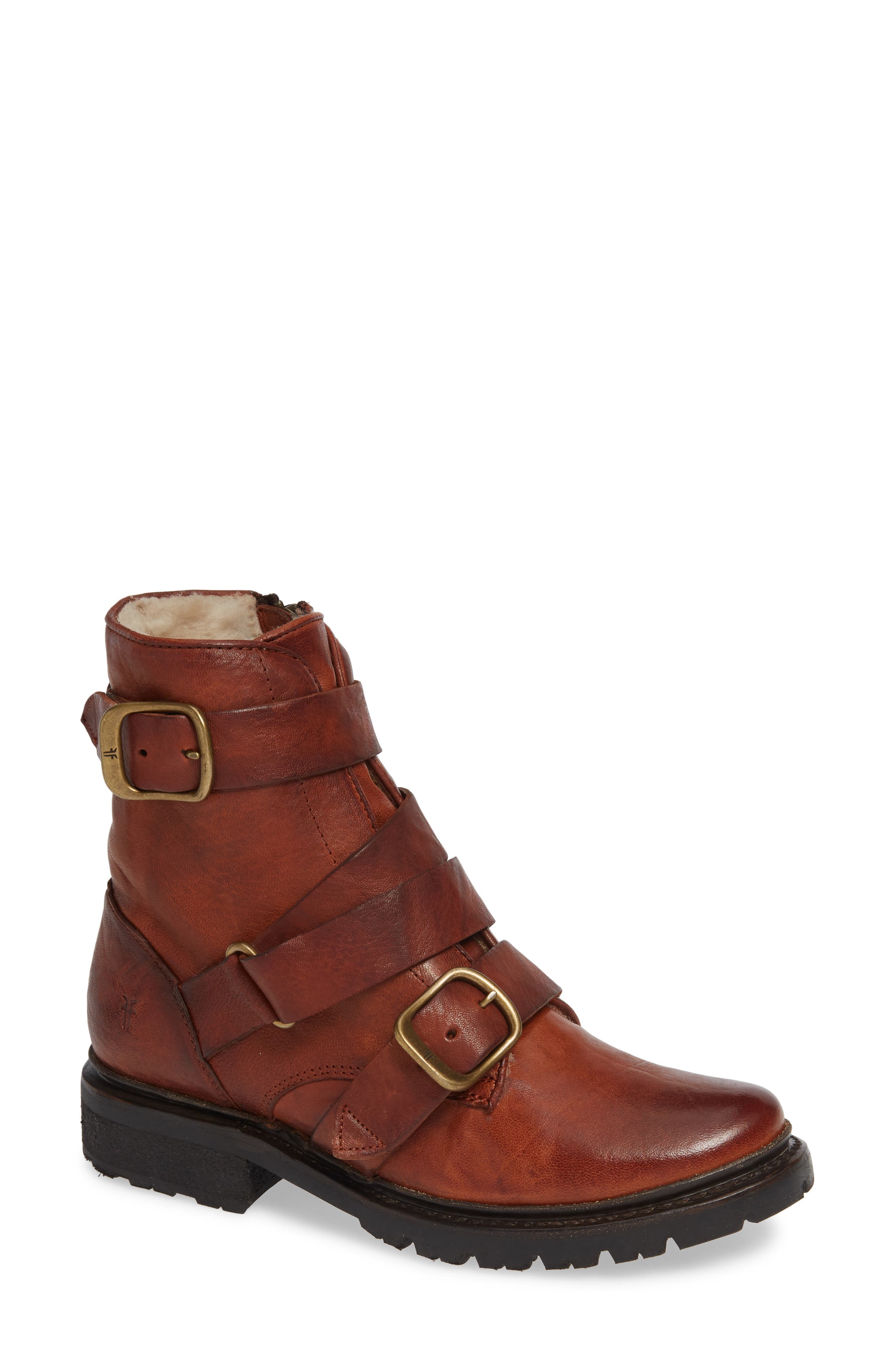 frye vanessa shearling boots