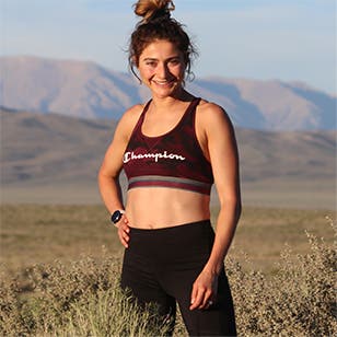 Olympic long-distance runner Alexi Pappas