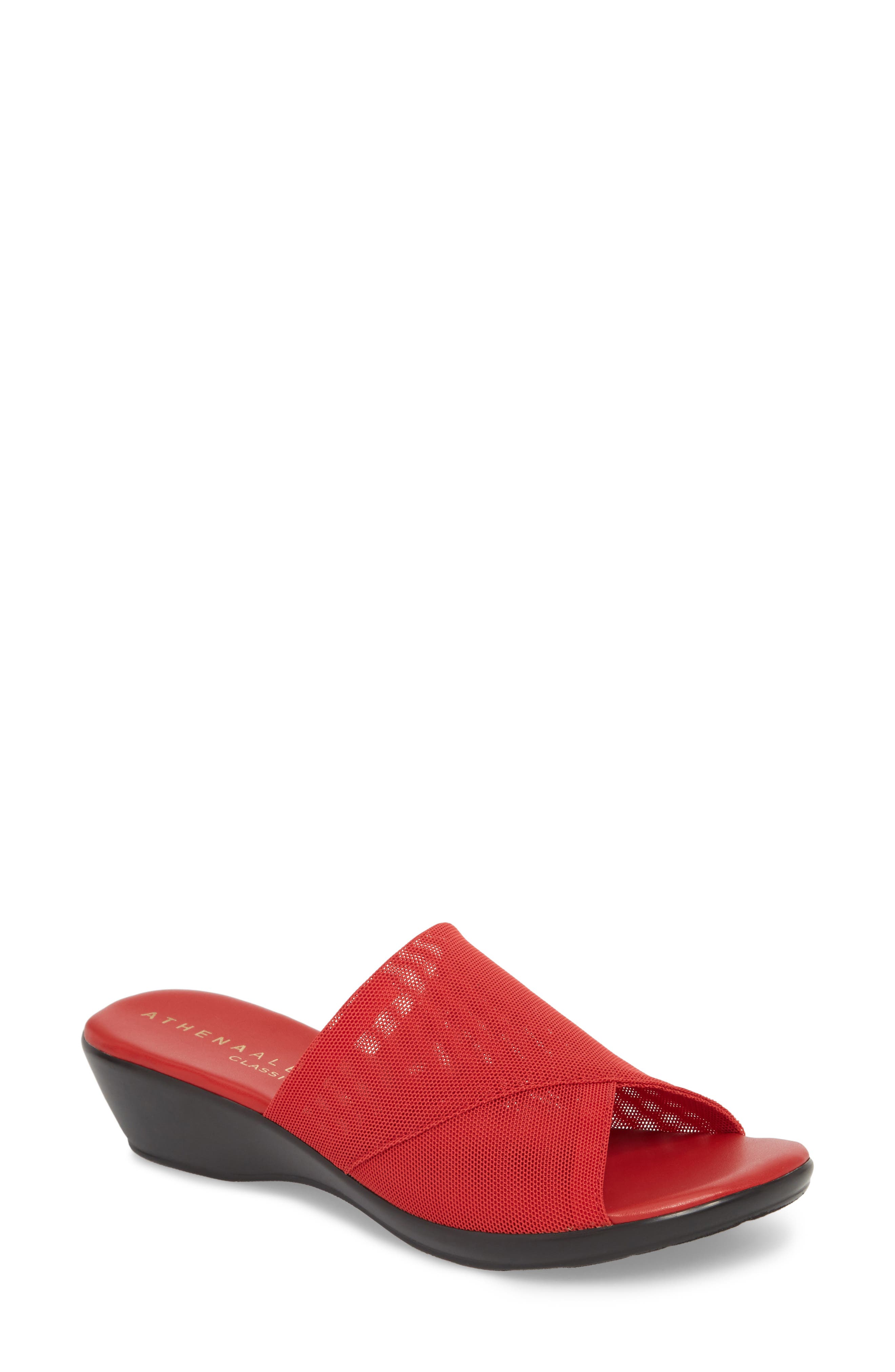 Athena Alexander Viola Slide Sandal, Red