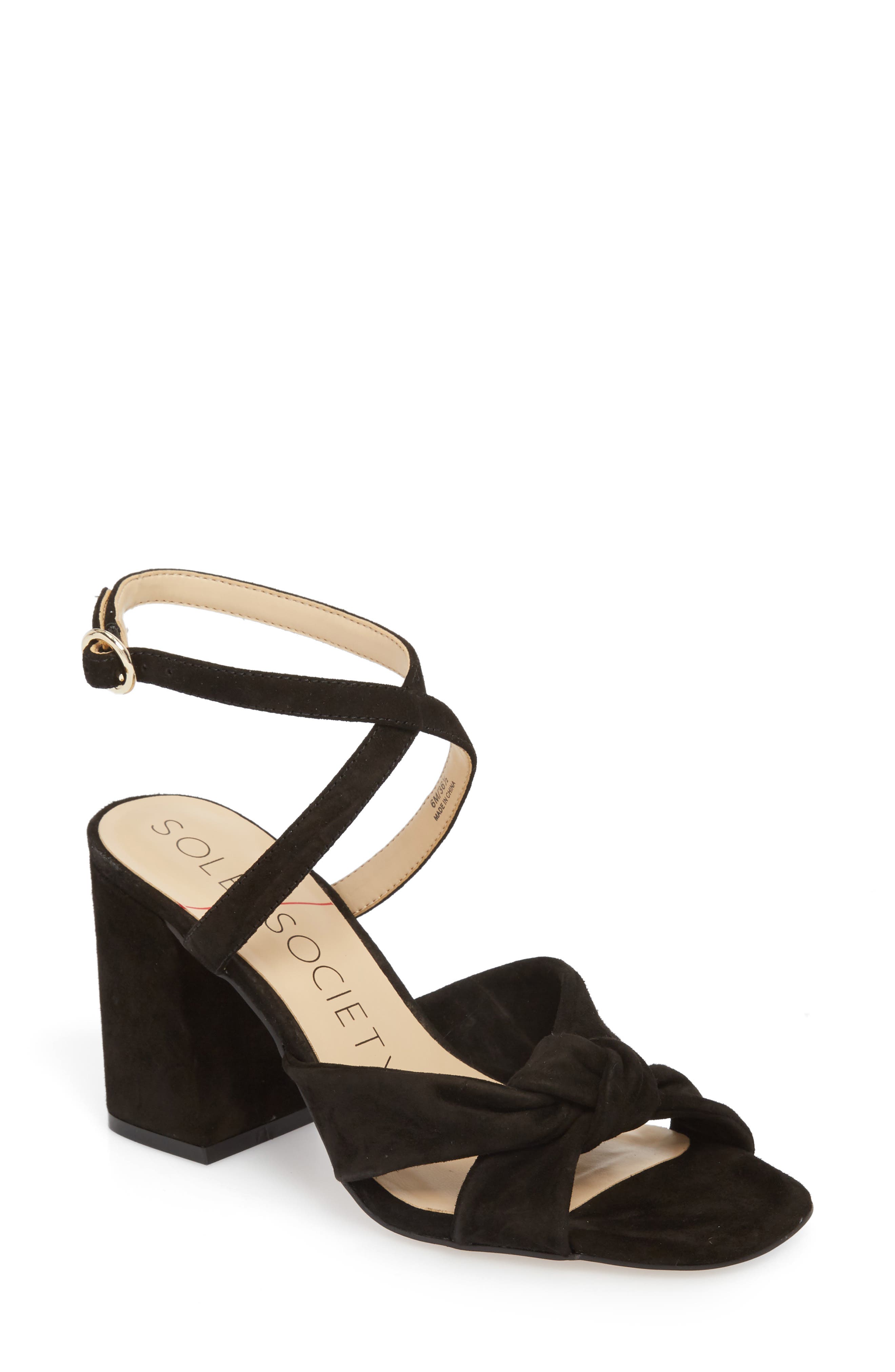 Sole Society Joanan Sandal- Black
