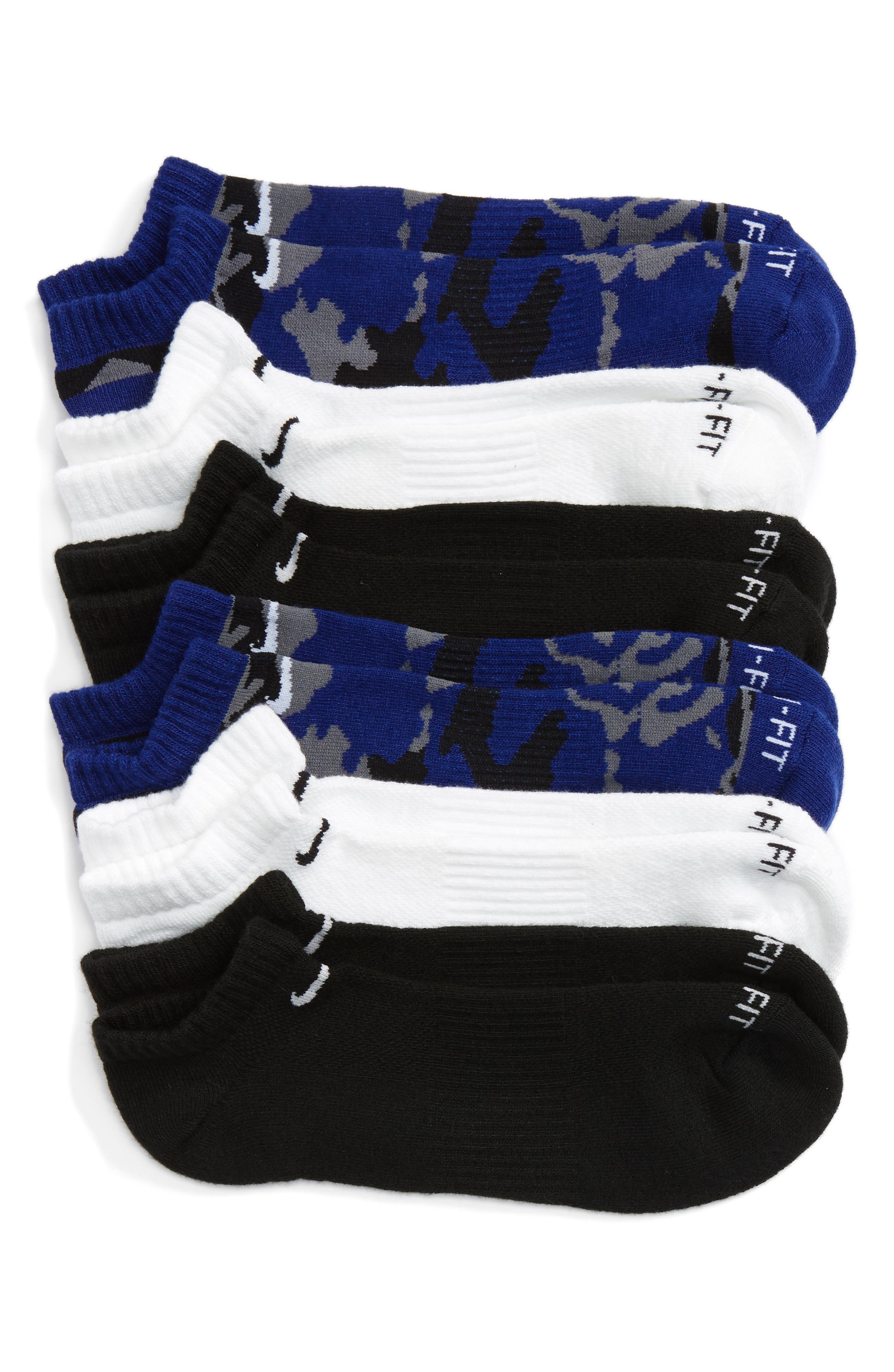 UPC 883419796210 Men's Nike 6Pack DriFit NoShow Socks, Size Large