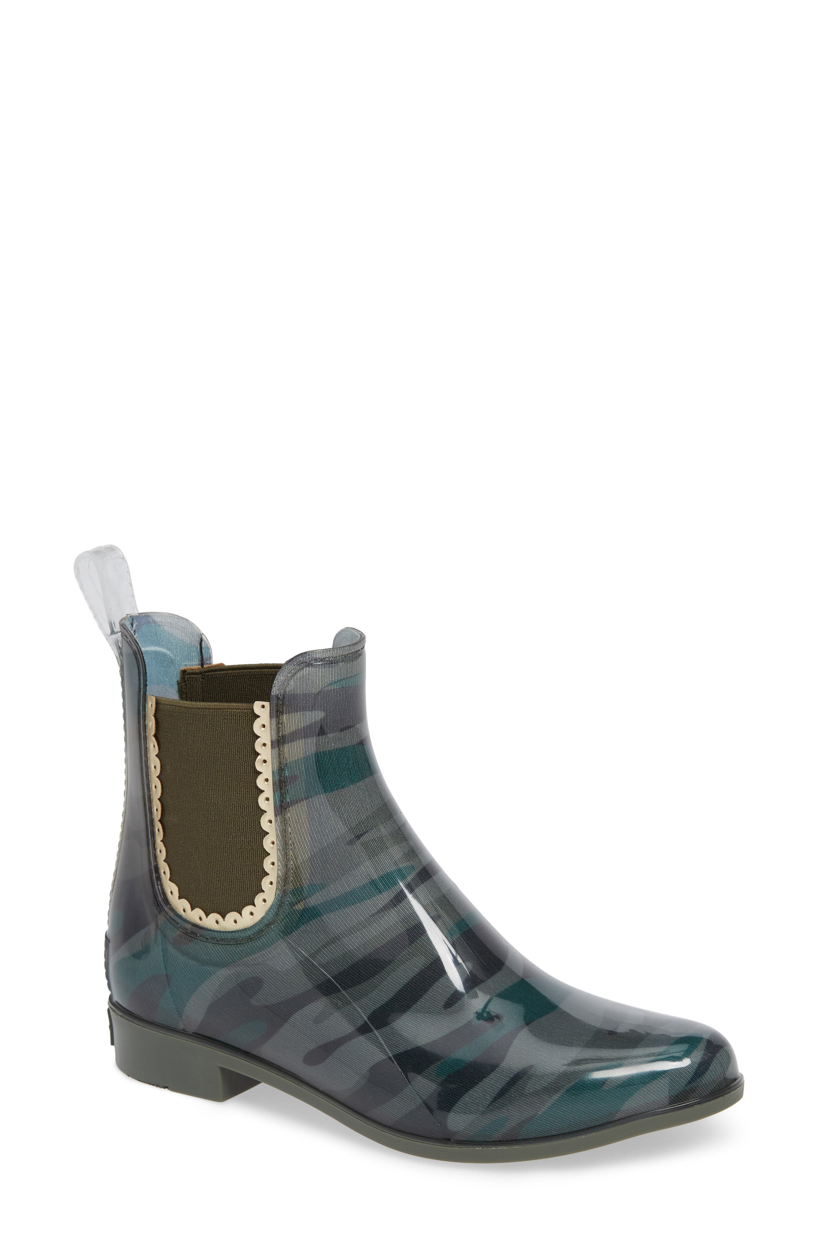Jack Rogers Sallie Chelsea Waterproof Rain Waterproof Bootie, Green