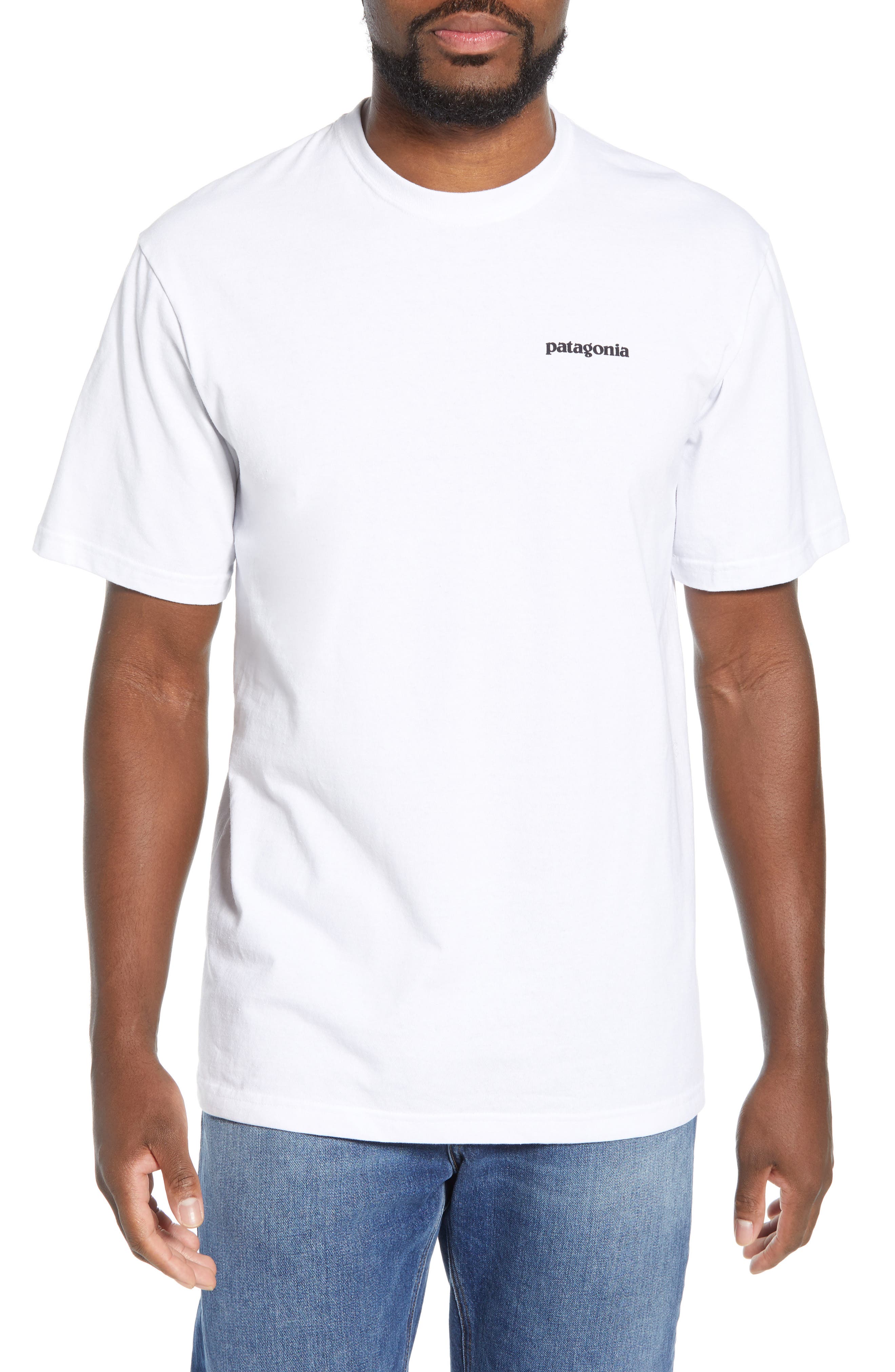 Patagonia Fitz Roy Bison Responsibili-Tee T-Shirt, White