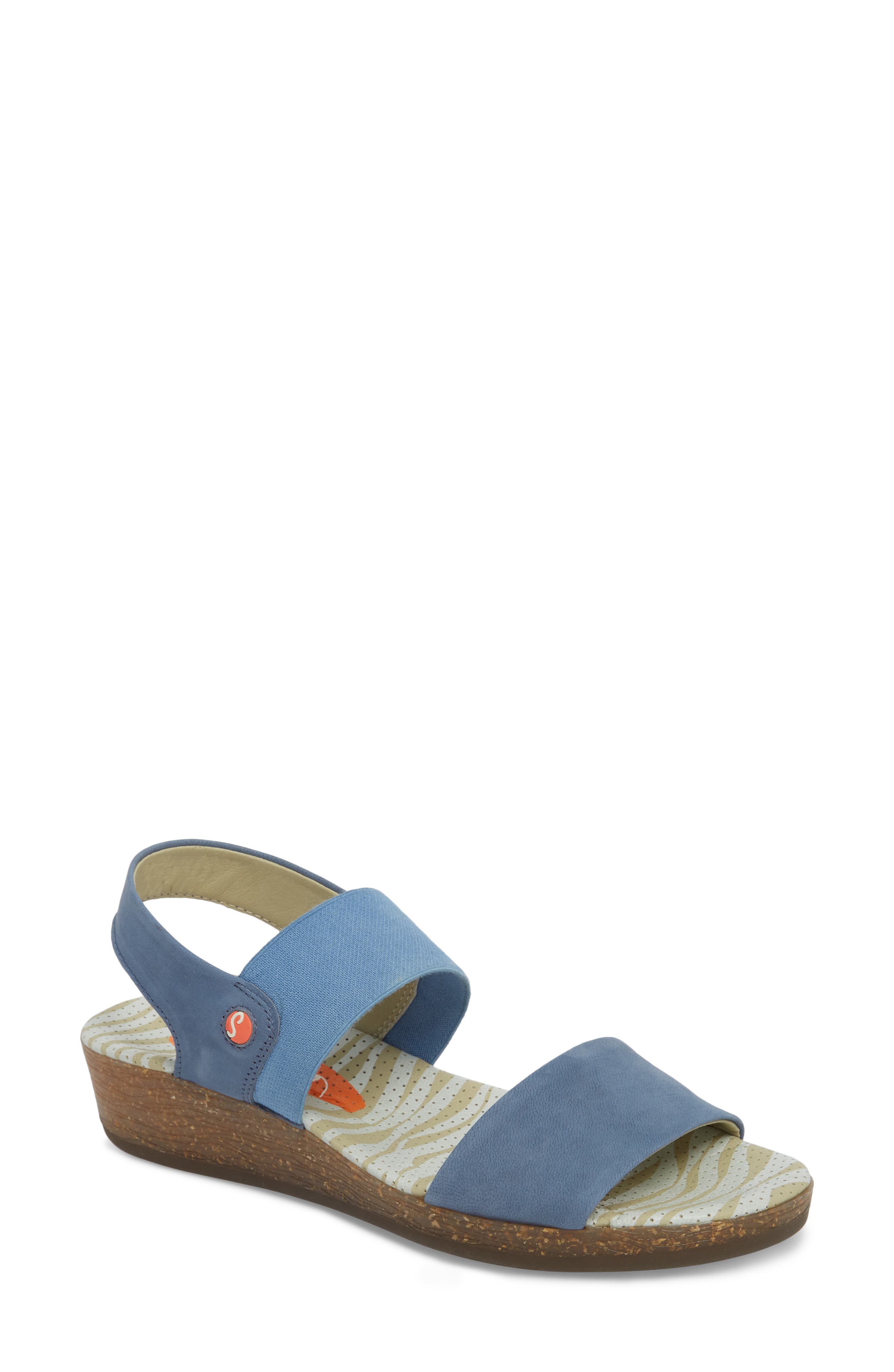 Softinos By Fly London Alp425Sof Sandal - Blue