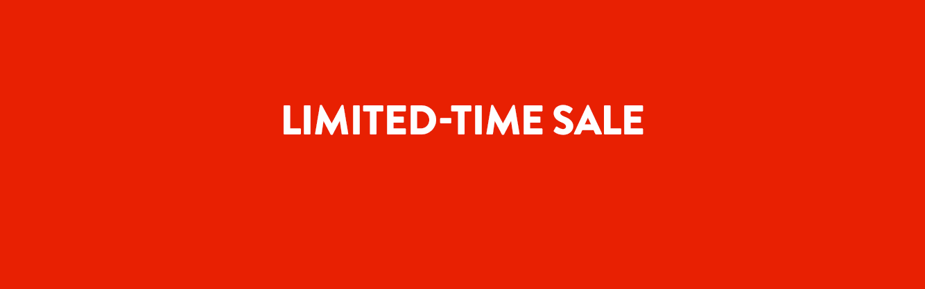 Limited-time sale.