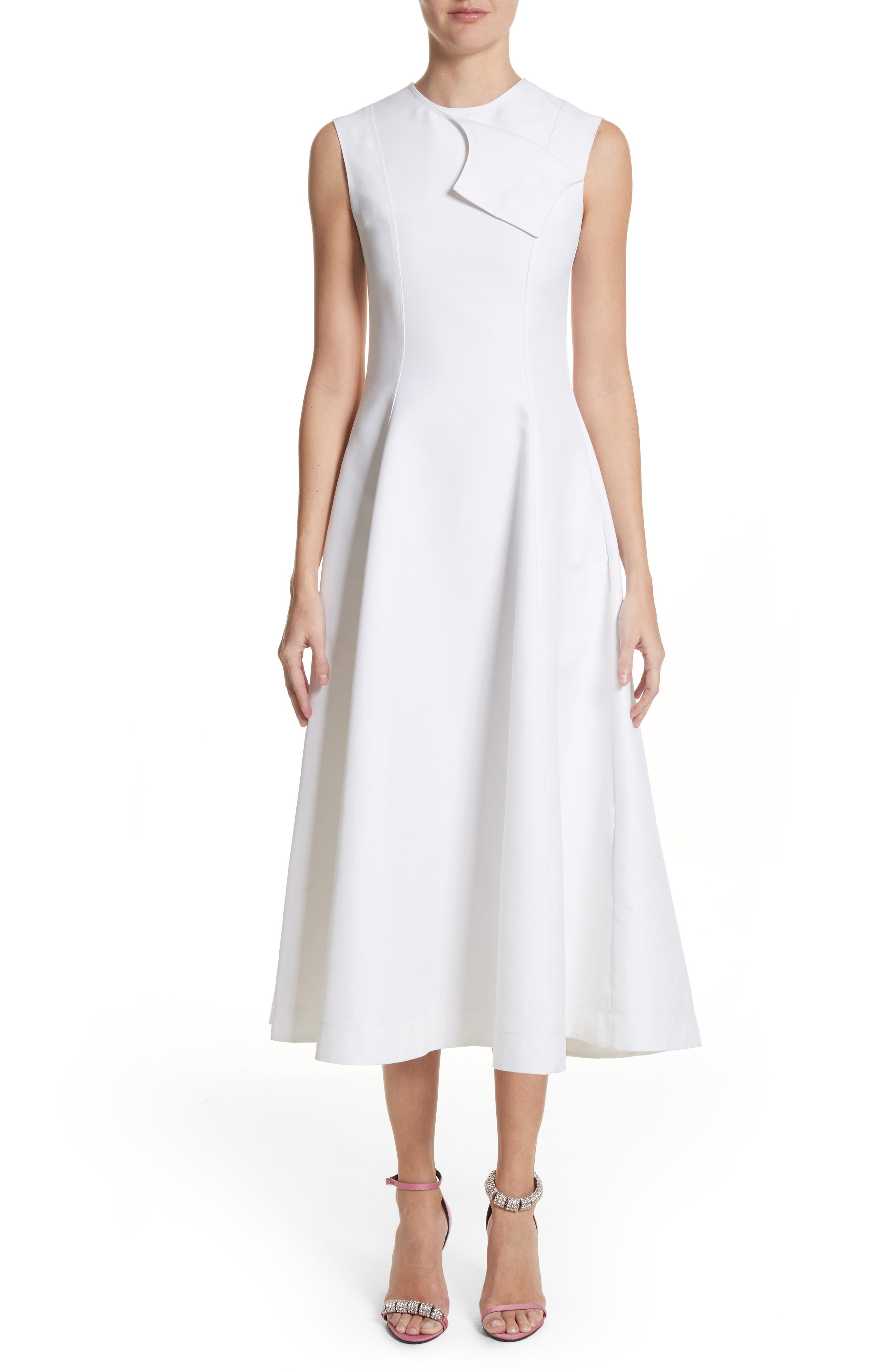 Calvin Klein 205W39Nyc Flap Detail A-Line Dress