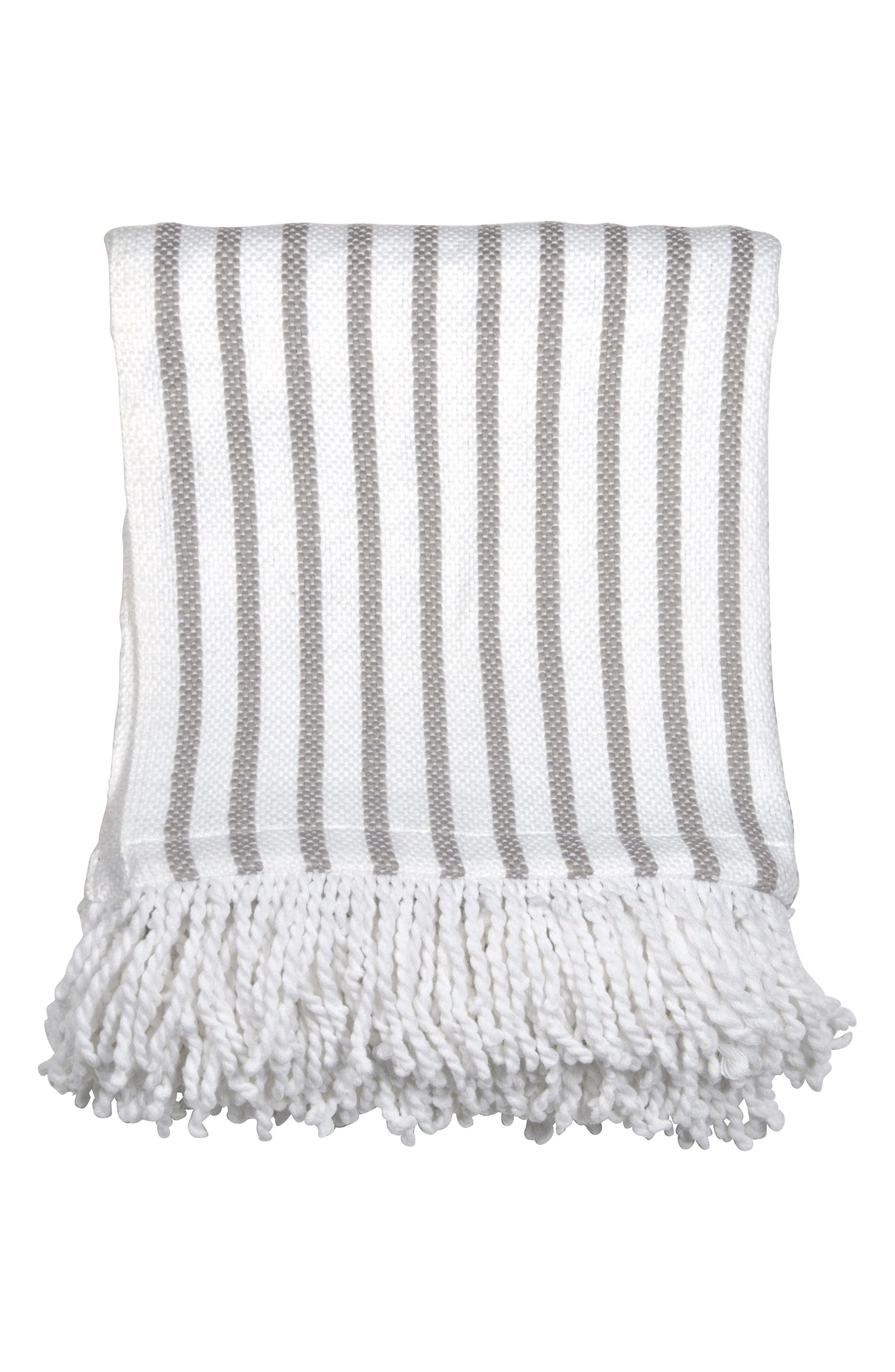 Peri Home Fringe Throw Blanket | Nordstrom