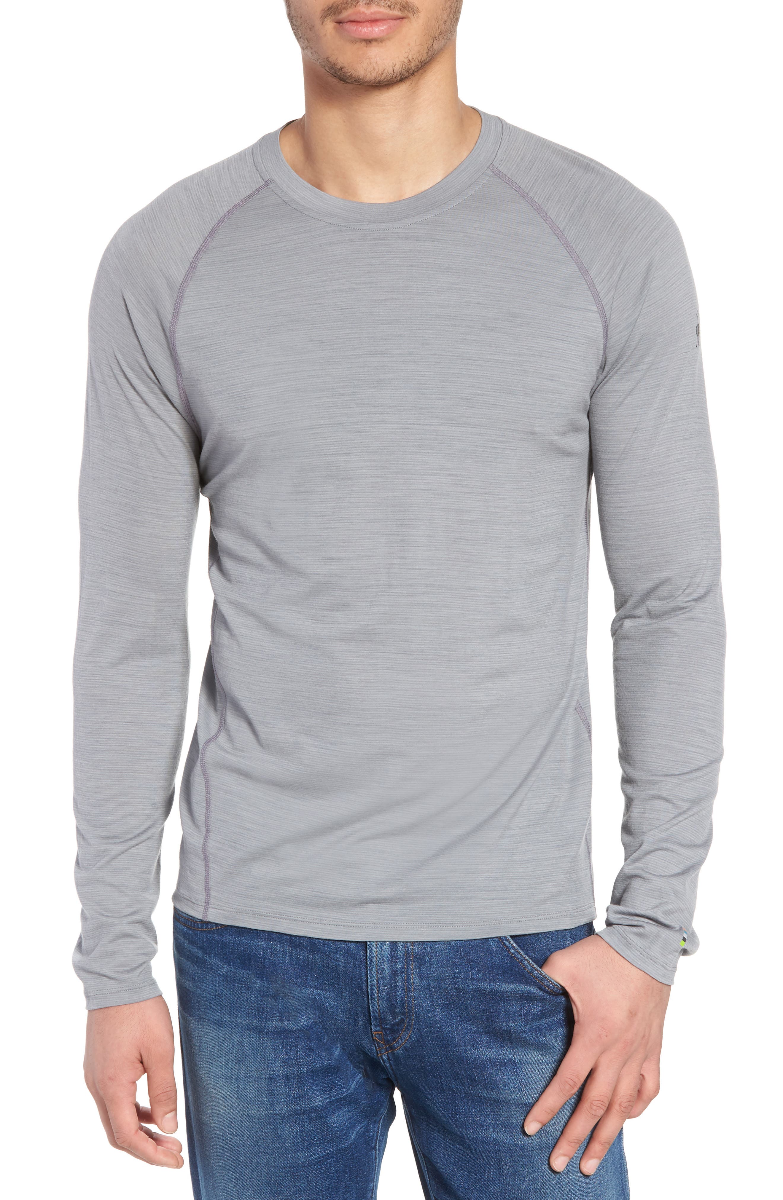 Smartwool Merino 150 Wool Blend Long Sleeve T-Shirt, Grey