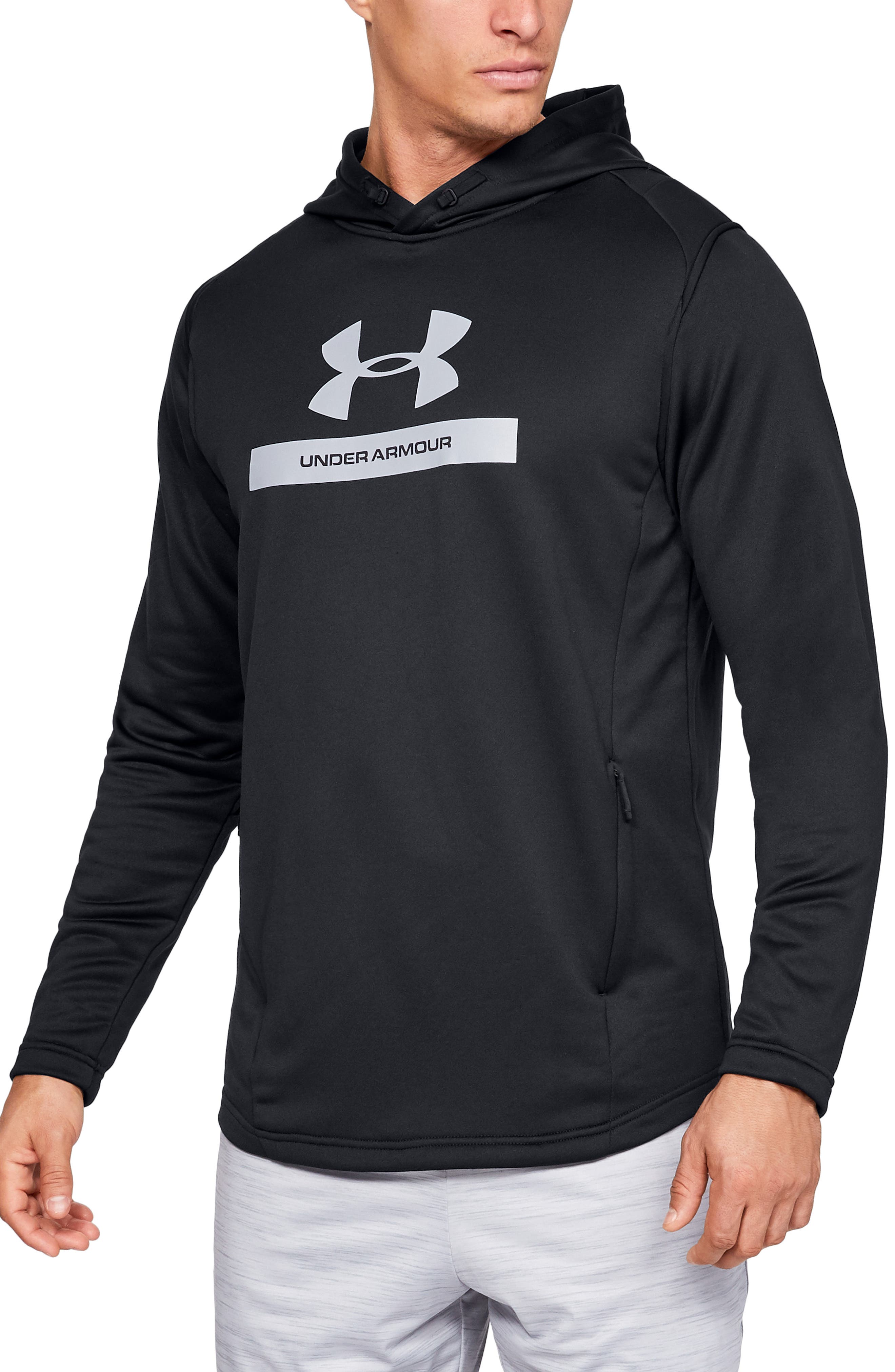 Under Armour Mk1 French Terry Hoodie, Black