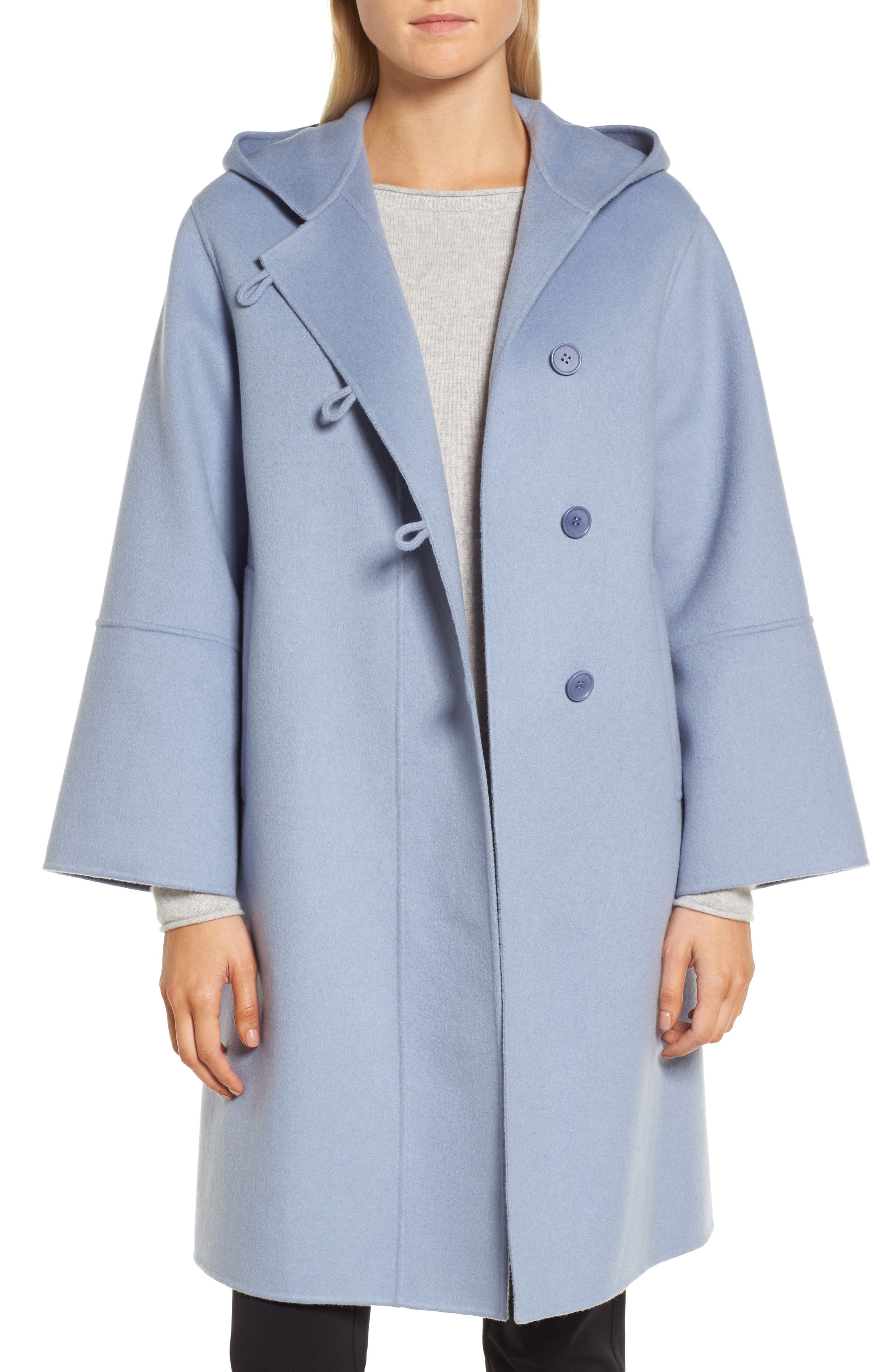 Nordstrom Signature Hooded Wool & Cashmere Coat Nordstrom