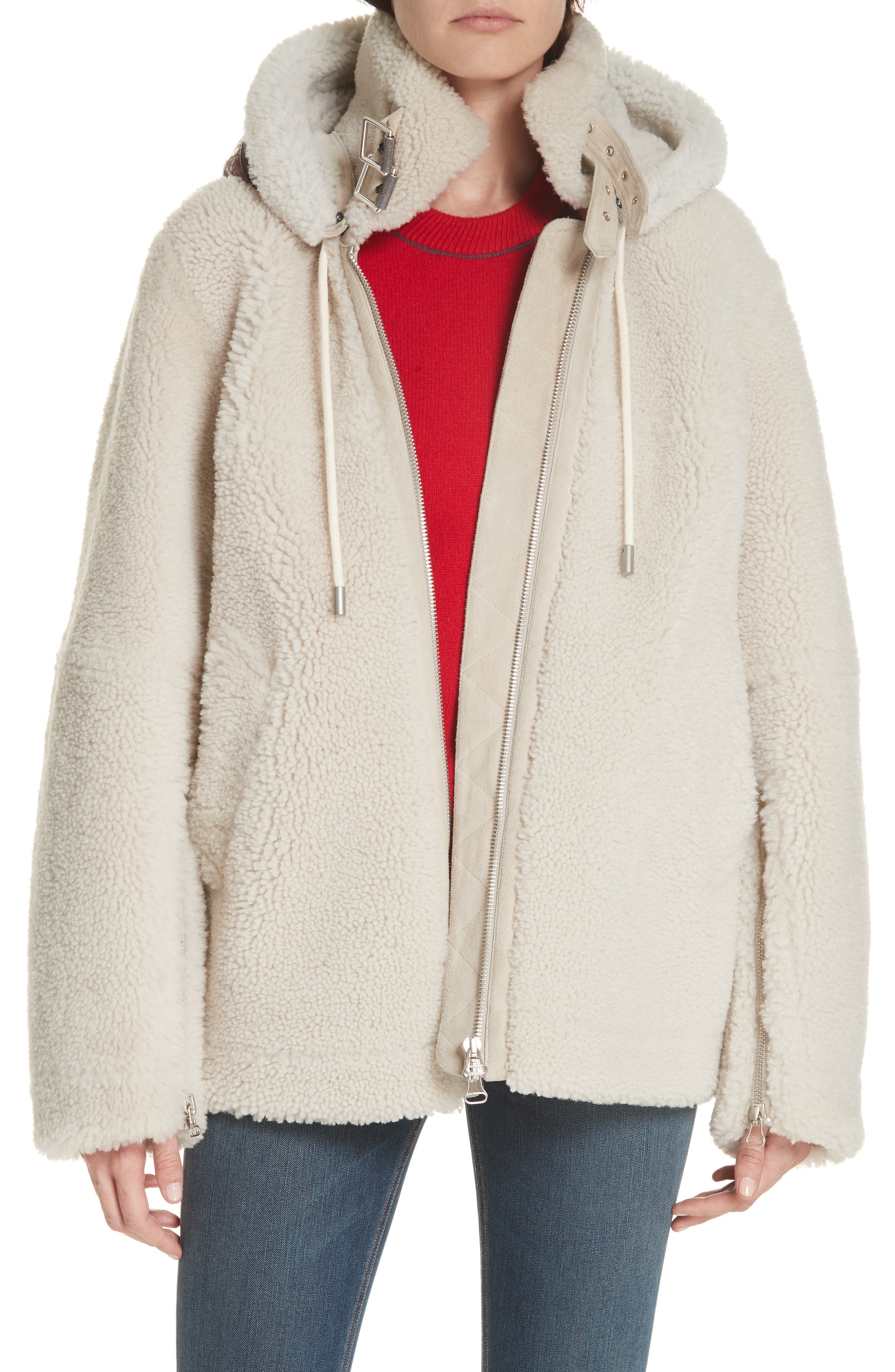 Rag & Bone Ashlee Genuine Shearling Coat