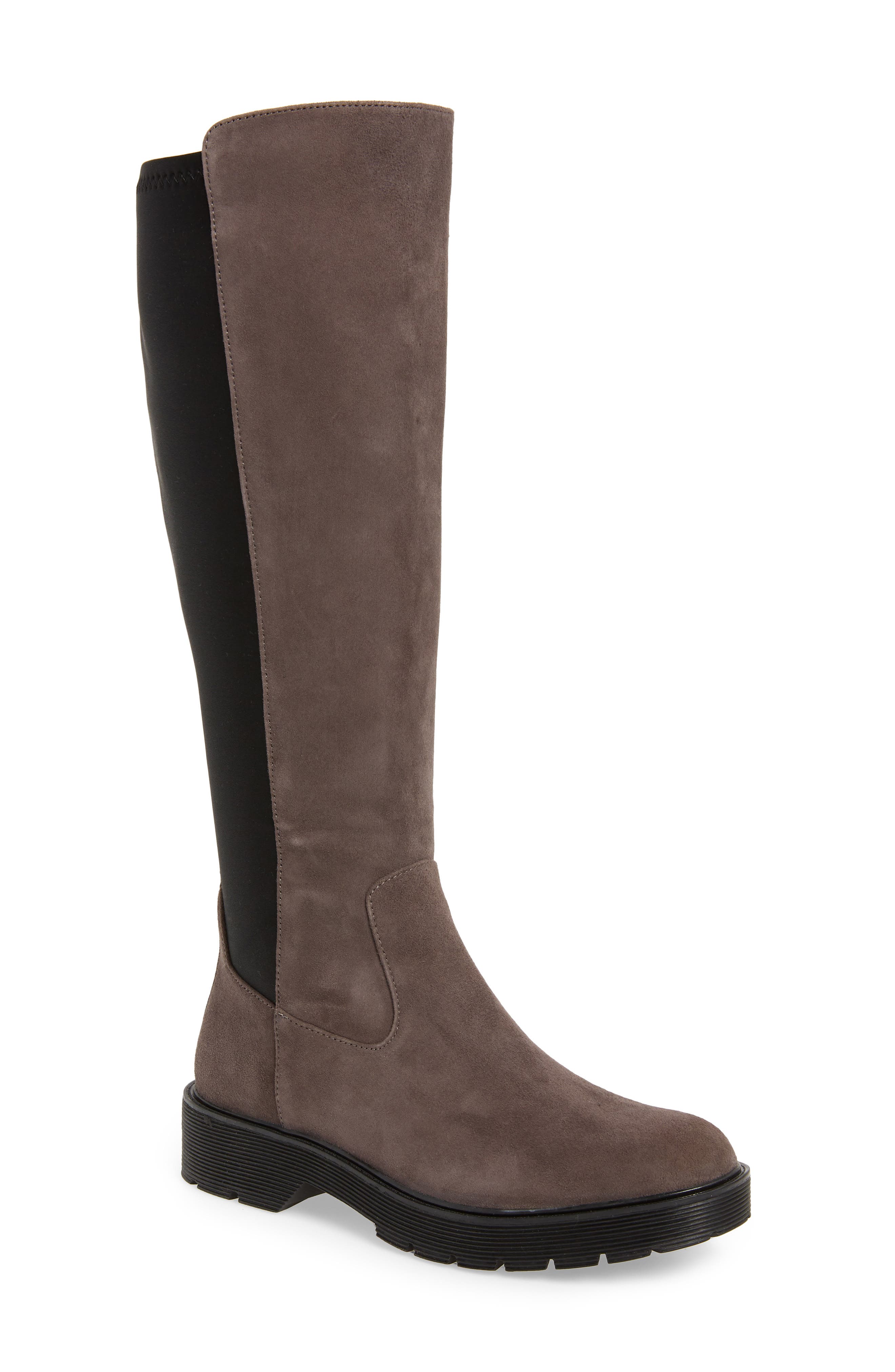 Calvin Klein Themis Knee High Riding Boot, Grey