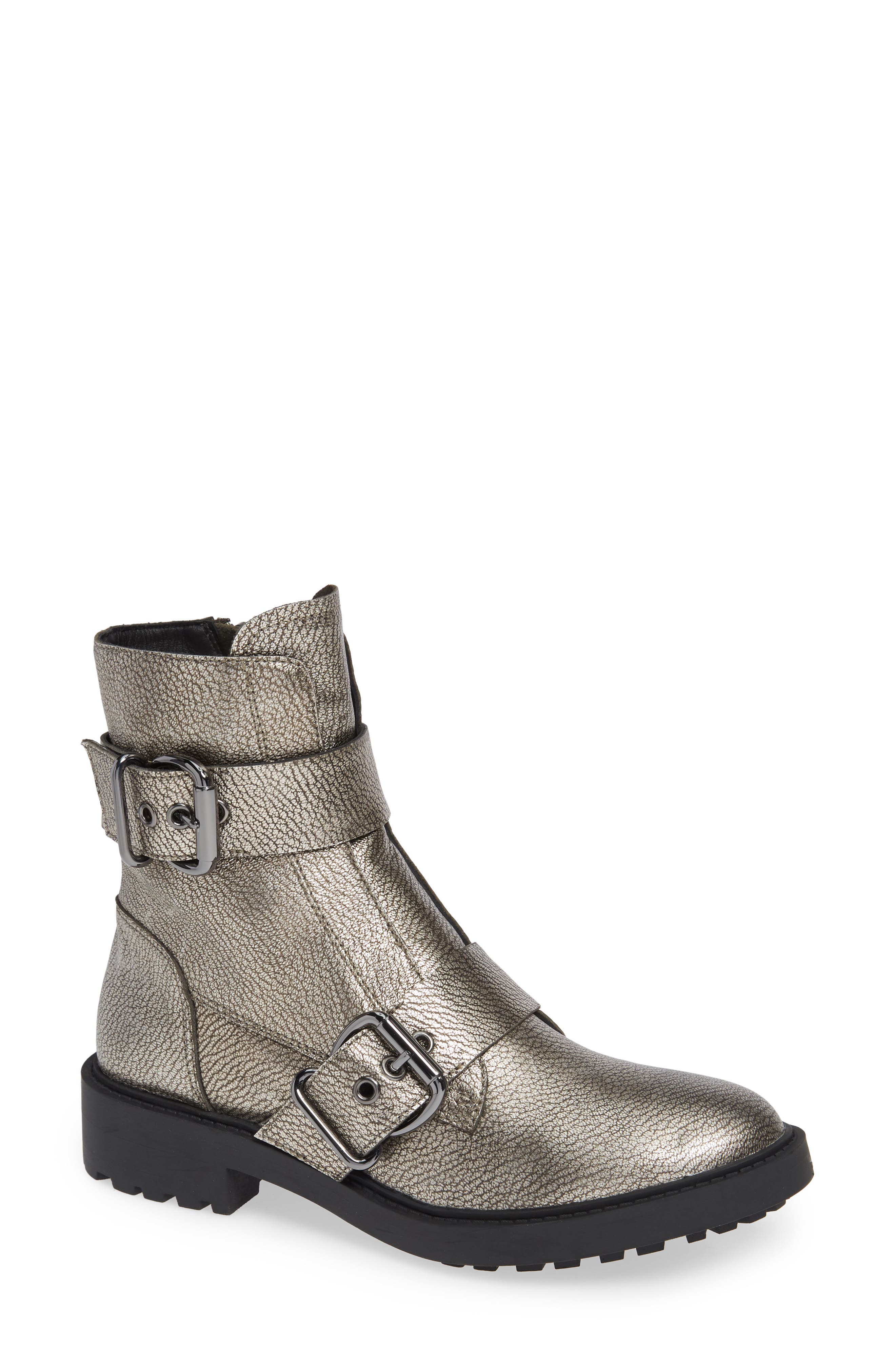 Linea Paolo Teigan Moto Bootie, Grey