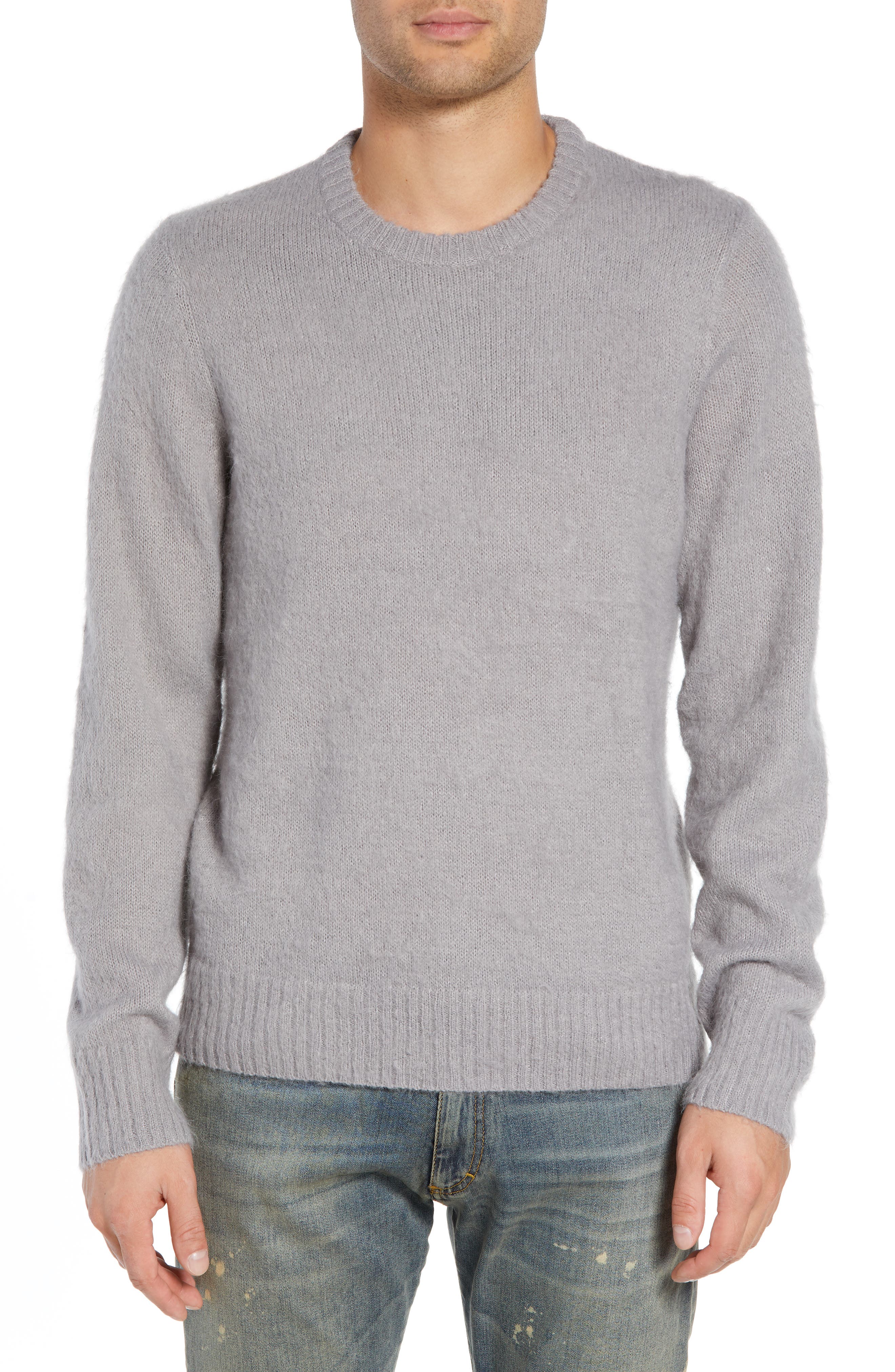 The Rail Fuzzy Sweater, Grey