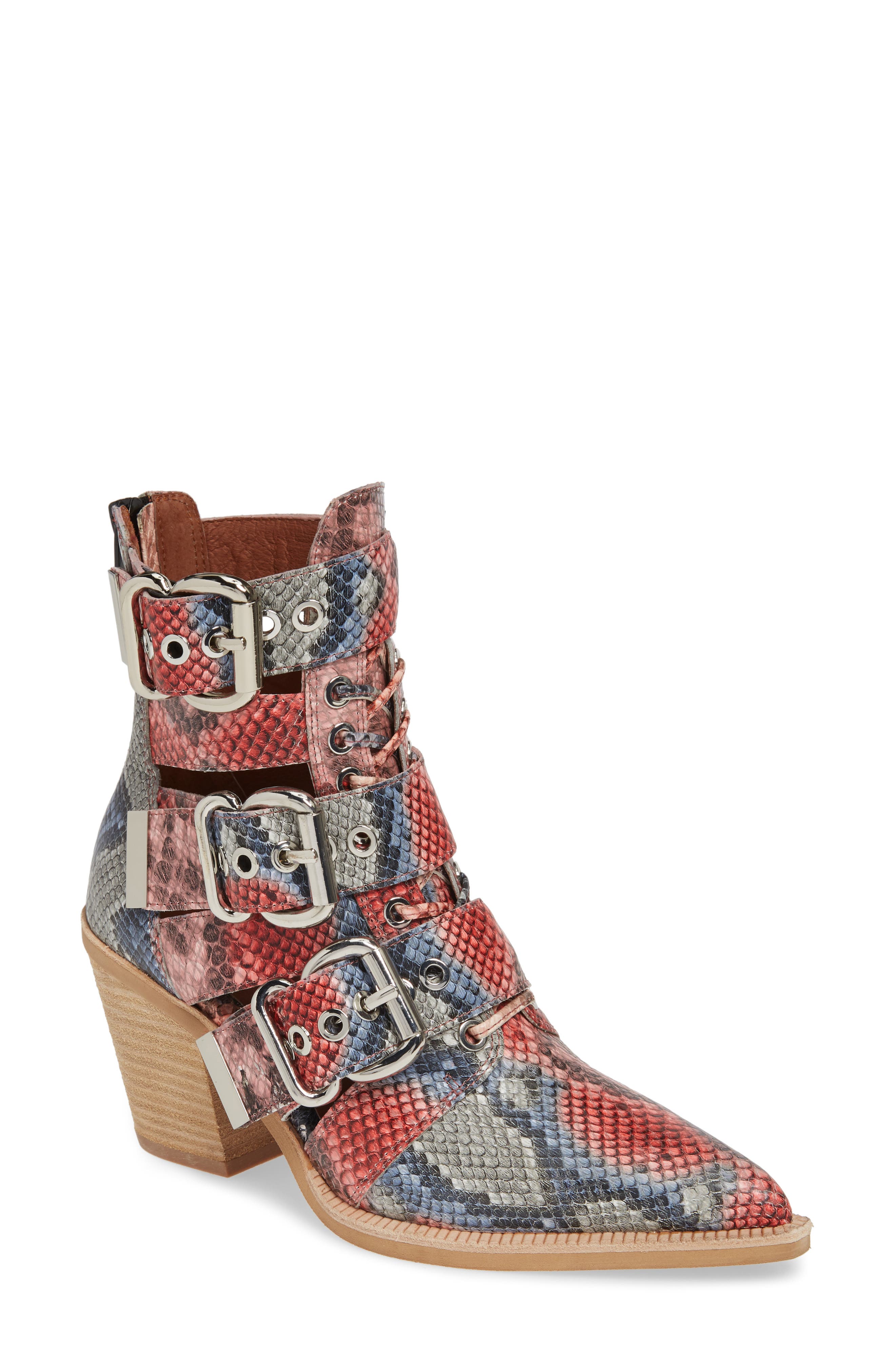 Jeffrey Campbell Caceres Bootie- Red