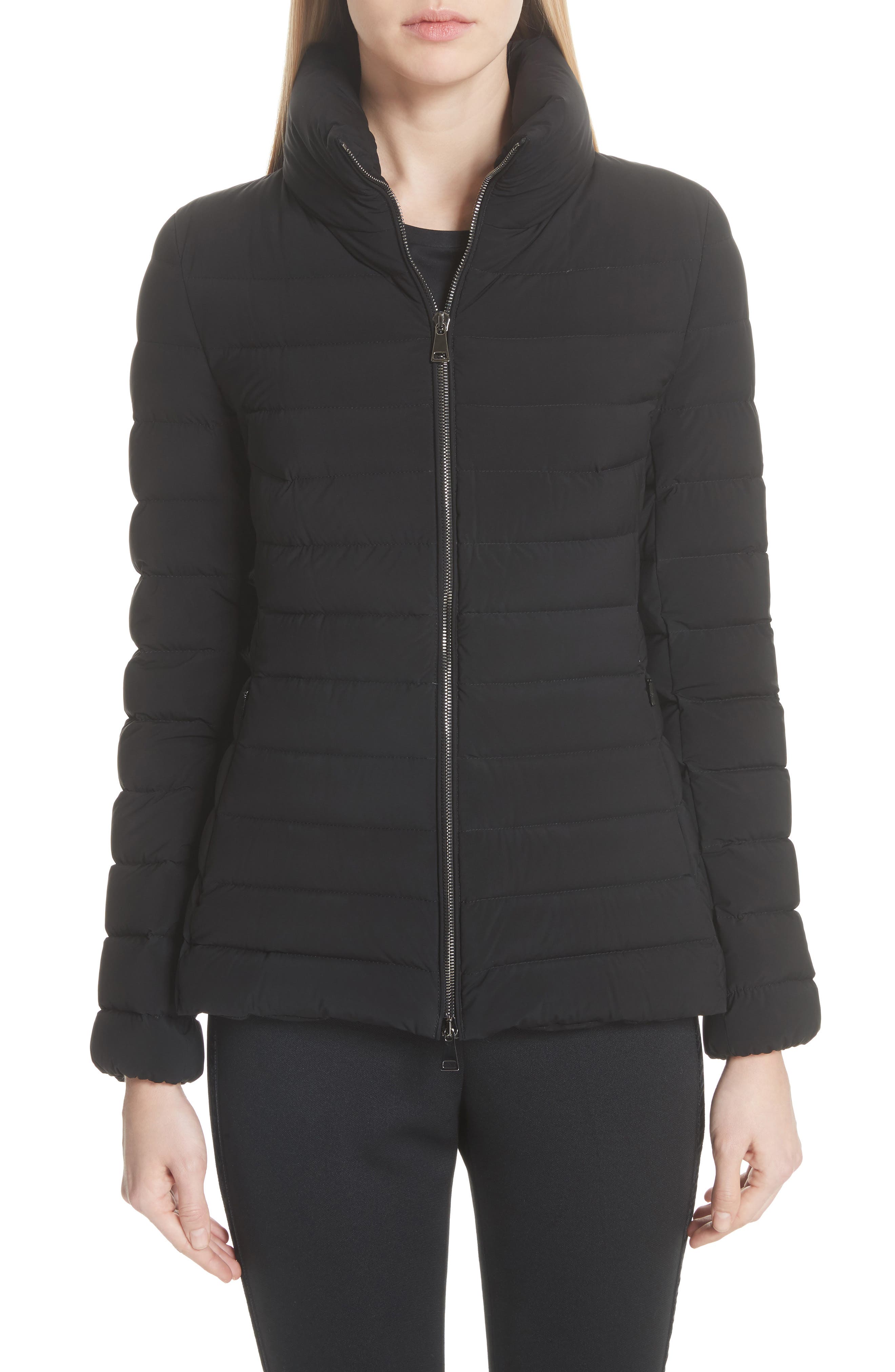 Moncler Guillemot Quilted Down Jacket, Black