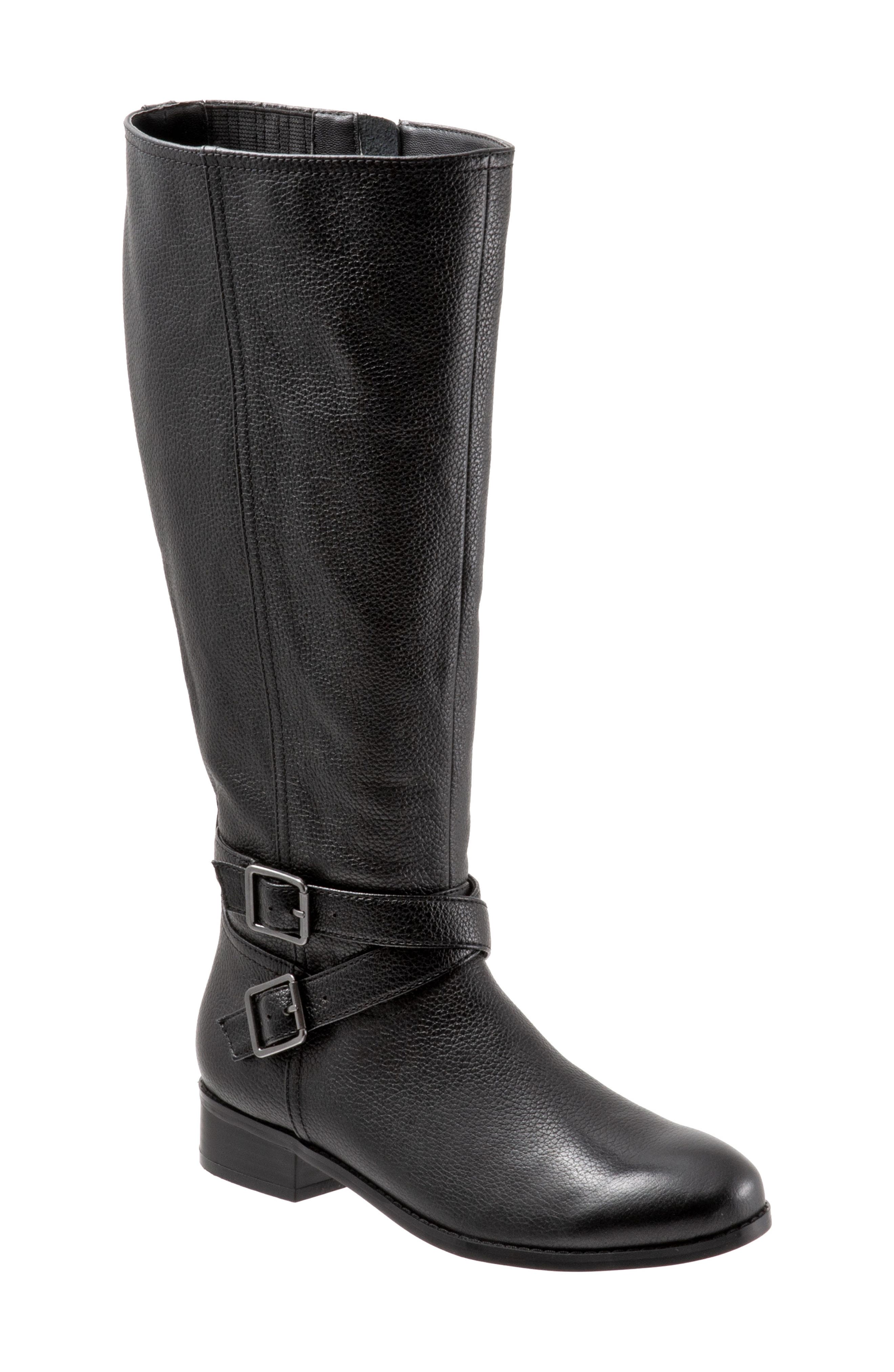 Trotters Liberty Knee High Boot- Black