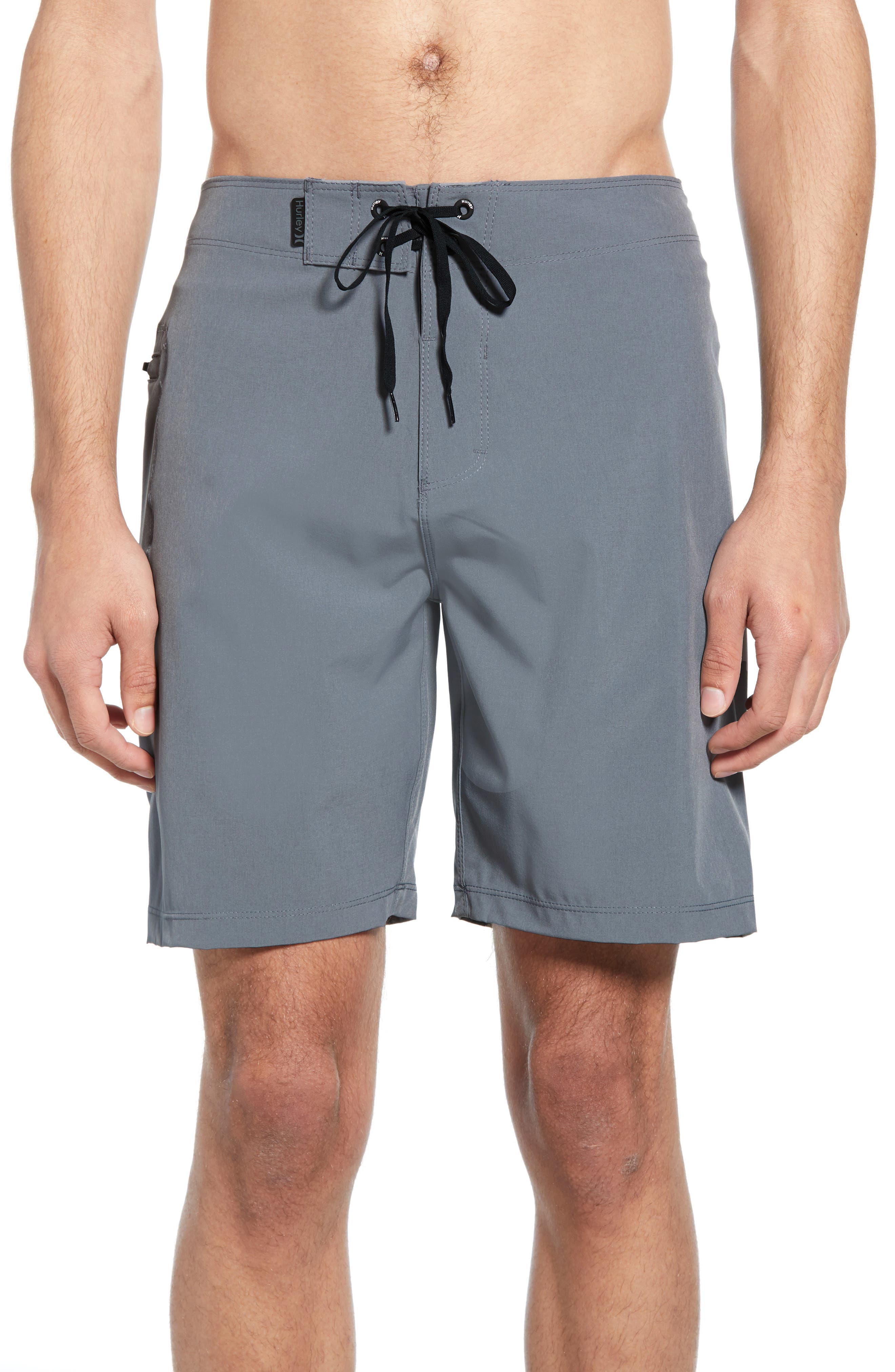 Hurley Phantom One & Only Board Shorts, Grey
