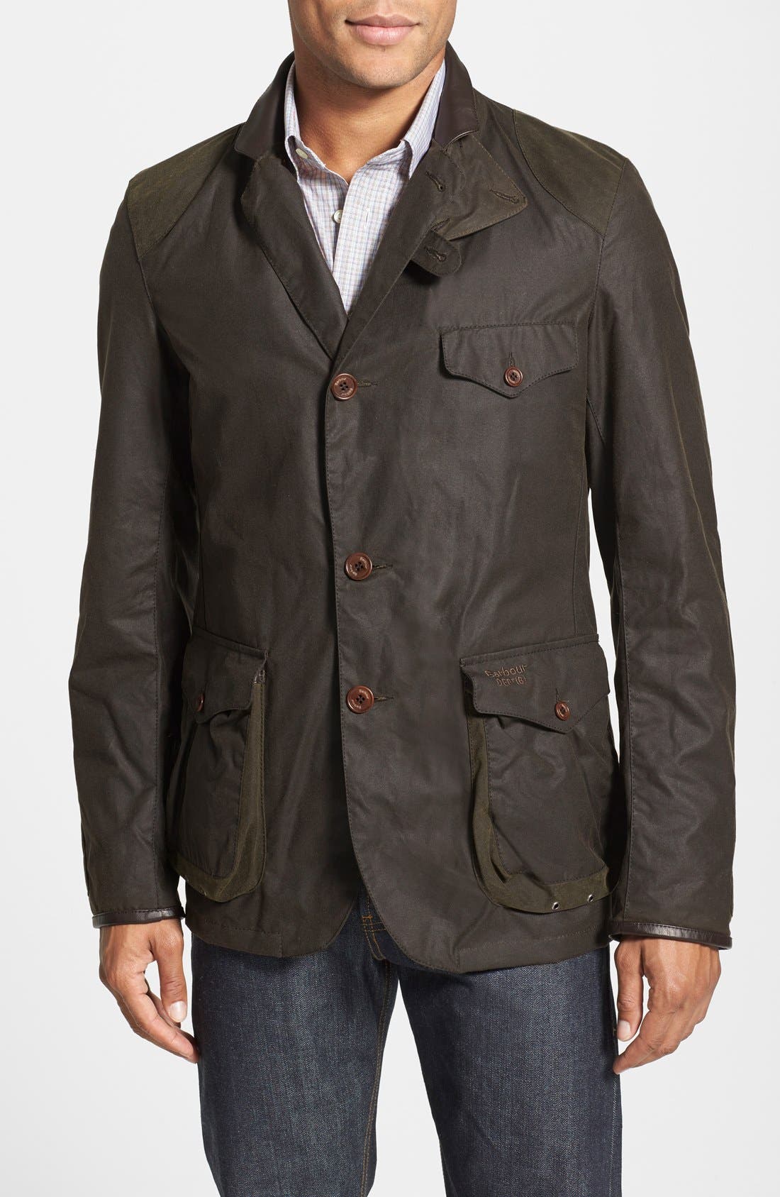Barbour 'Beacon' Slim Fit Waxed Cotton Sport Jacket Nordstrom