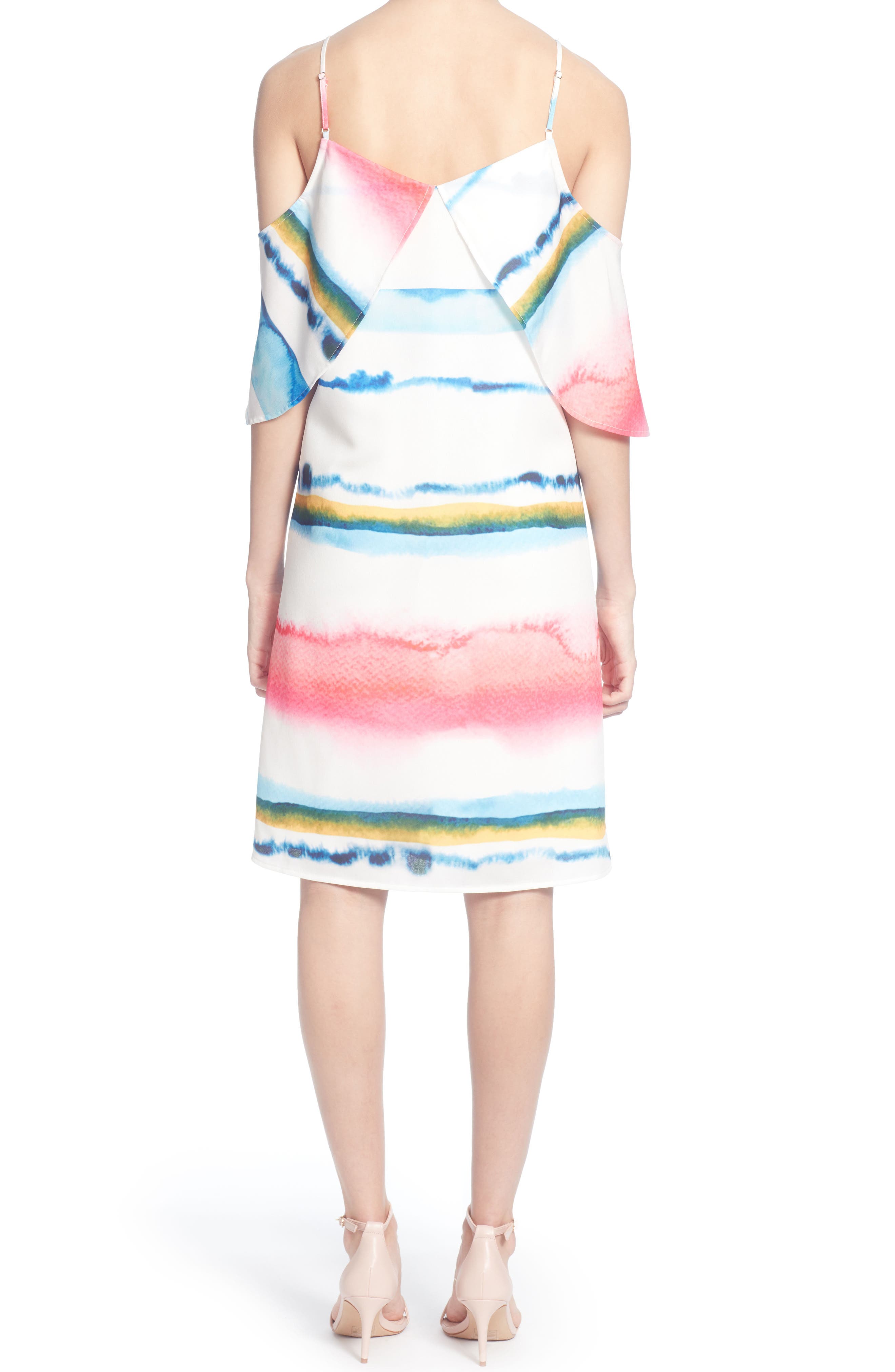 Catherine Catherine Malandrino Eden Cold Shoulder Dress, White