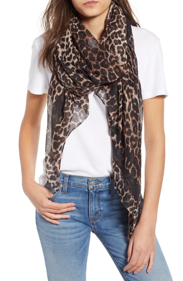 bp leopard print oblong
