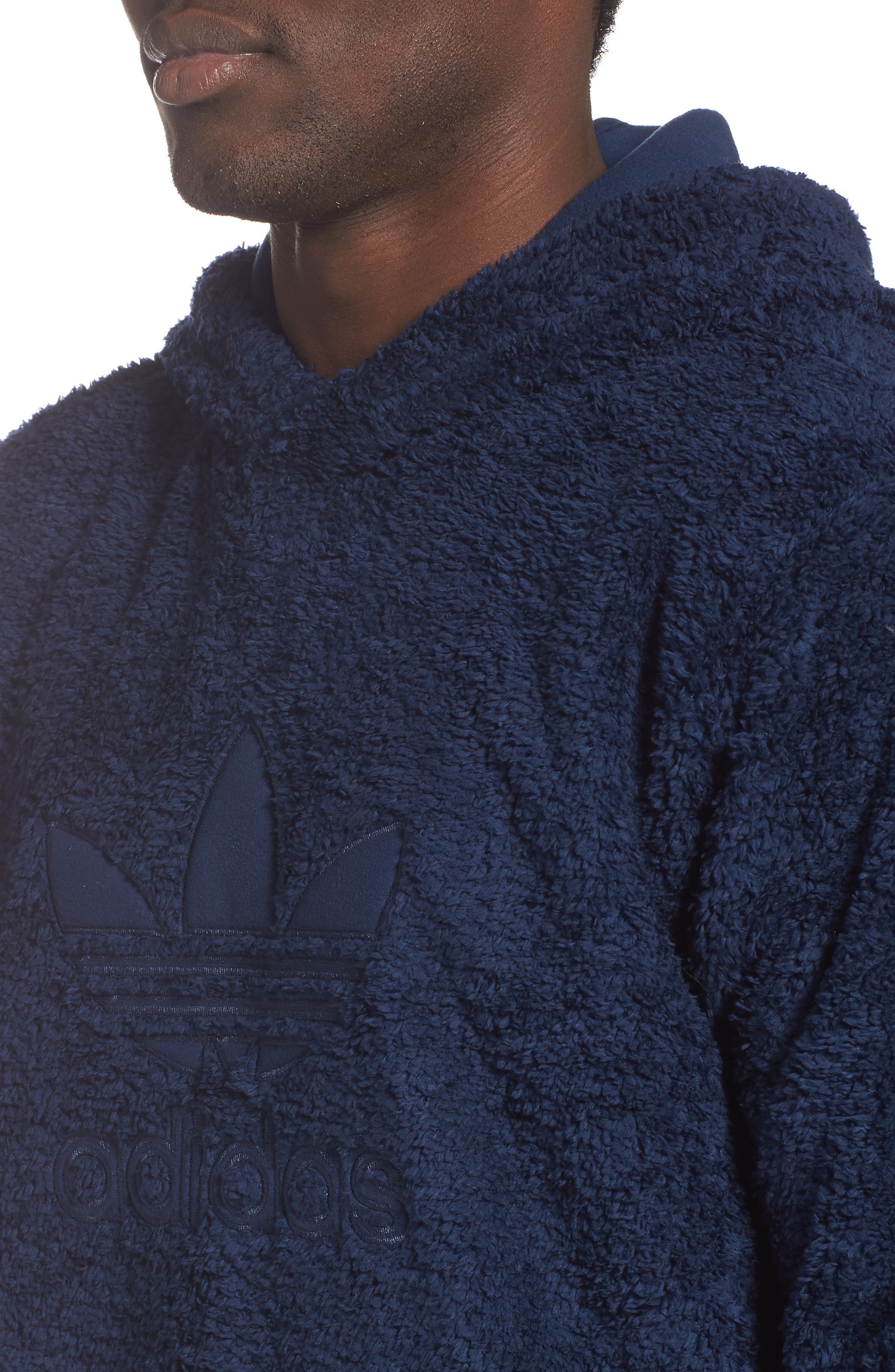 adicolor trefoil recycled fleece hoodie