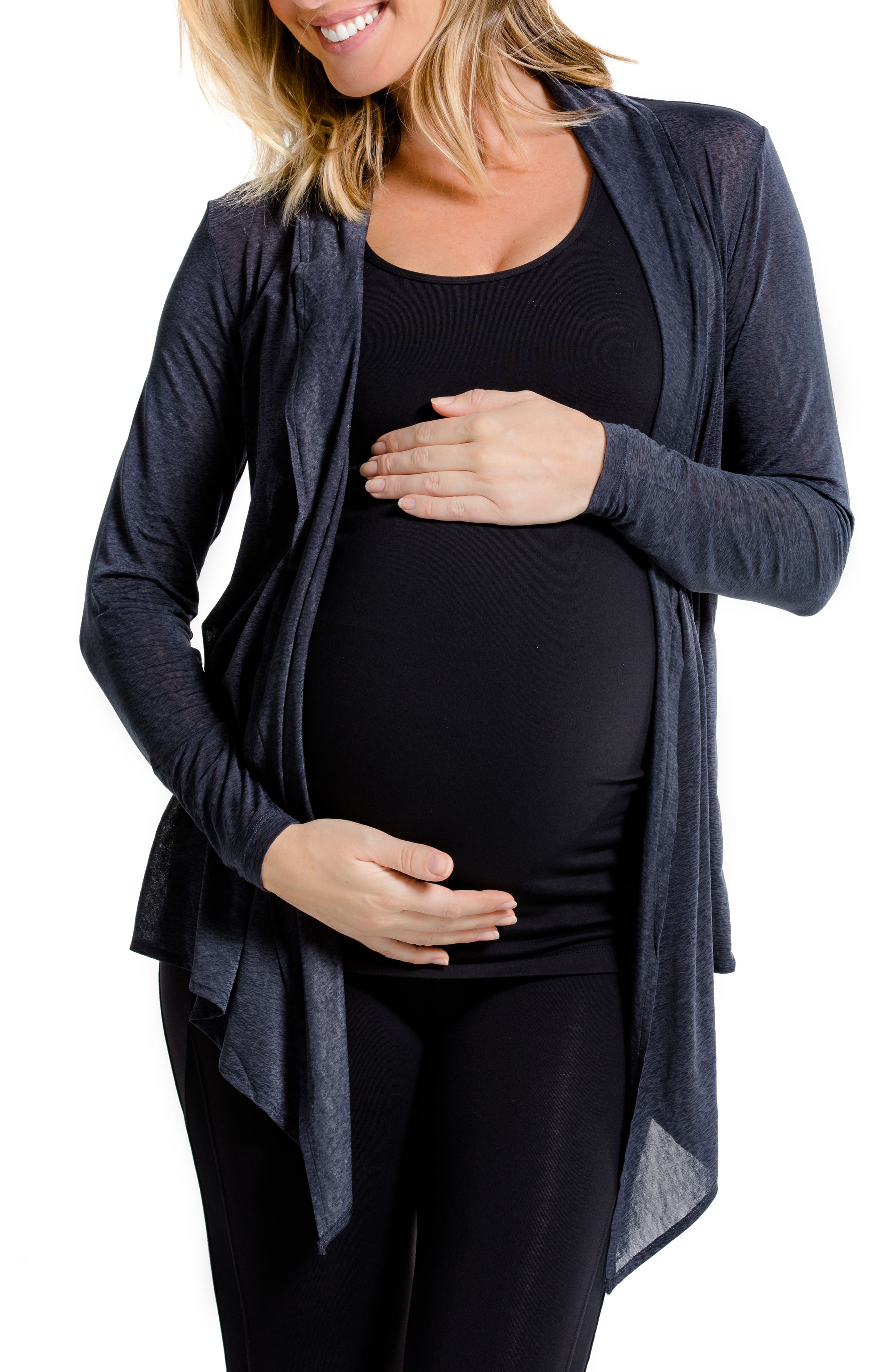 Amari Laguna Maternity Cardigan, Grey