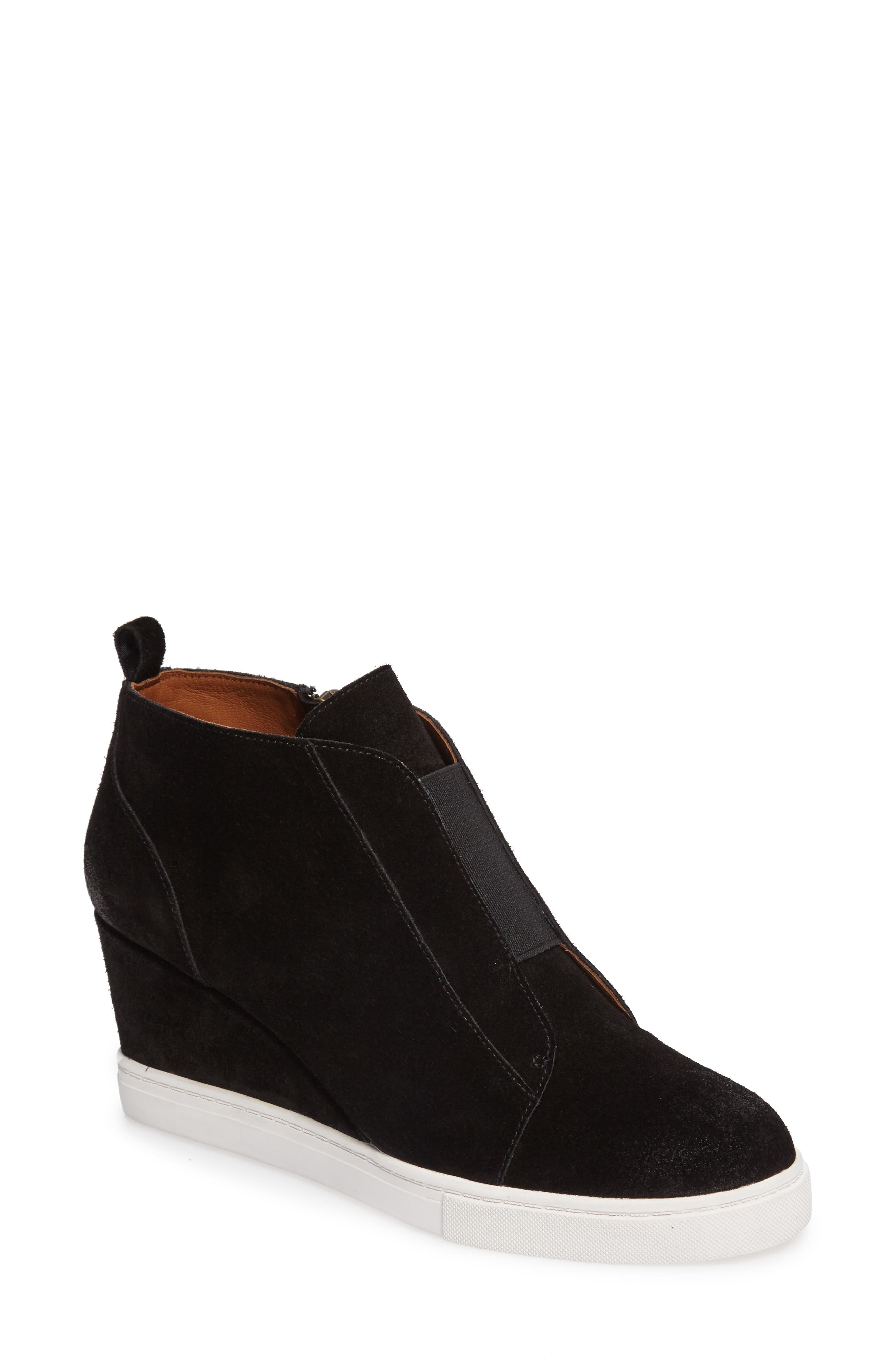 Linea Paolo Felicia Wedge Bootie, Black