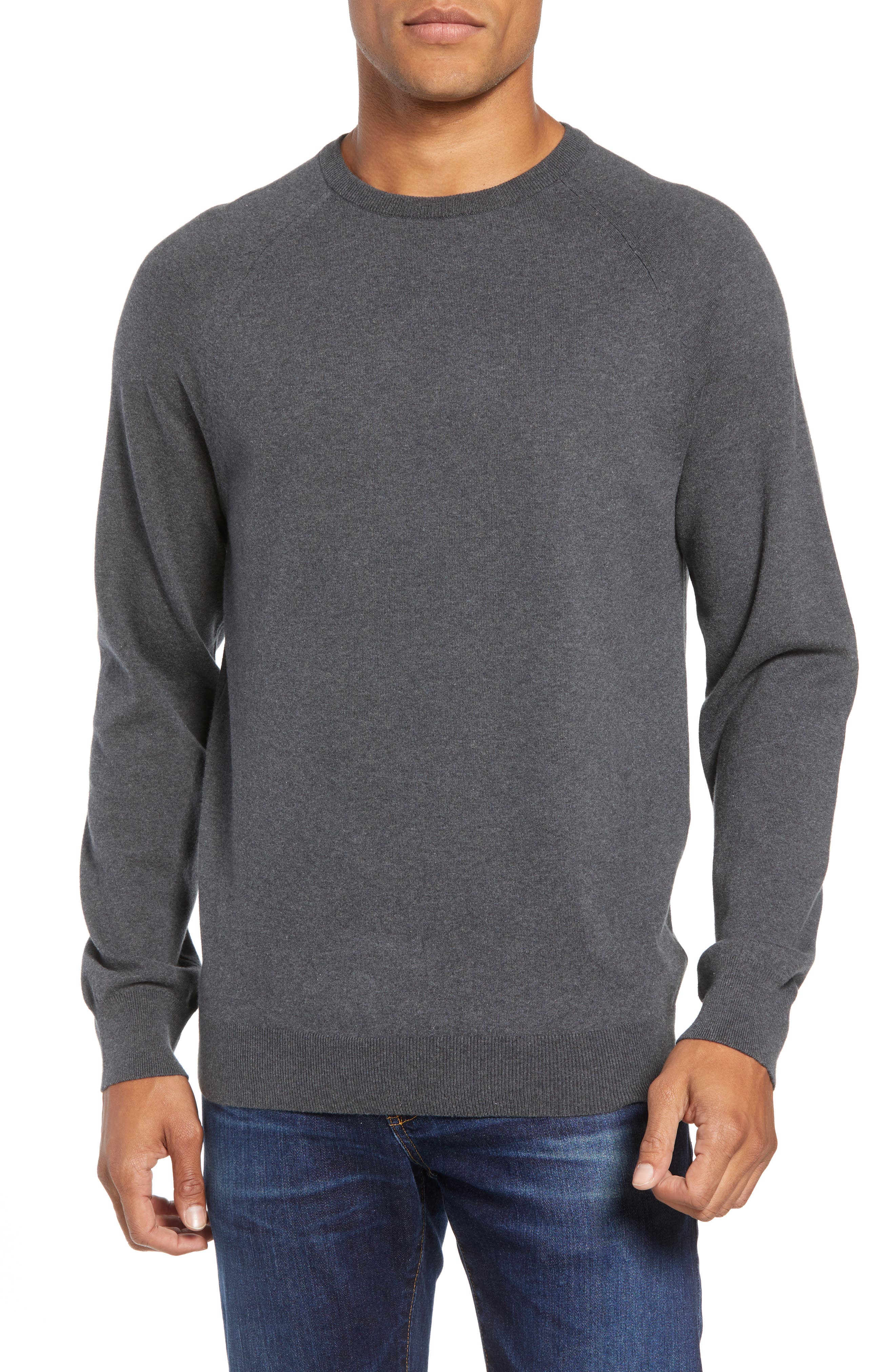 French Connection Regular Fit Crewneck Sweater, Grey