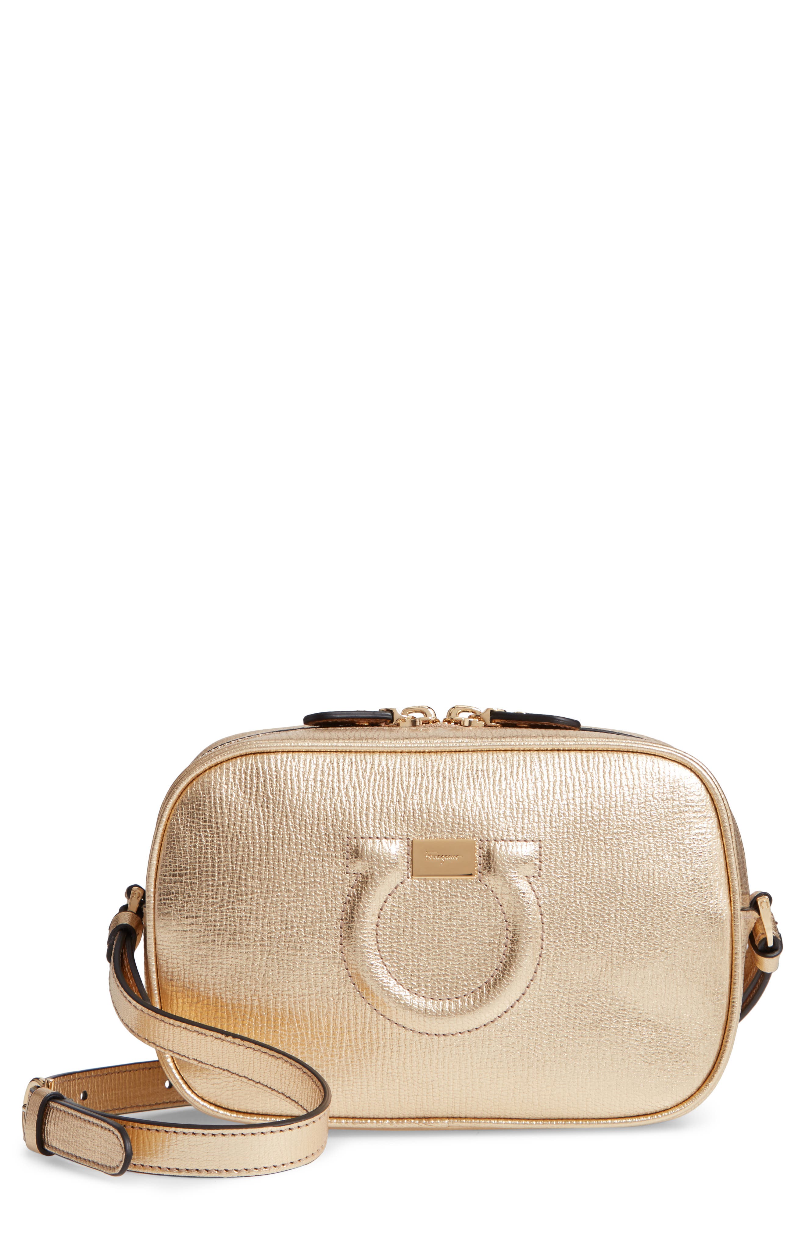 Salvatore Ferragamo Gancio Leather Camera Bag Nordstrom