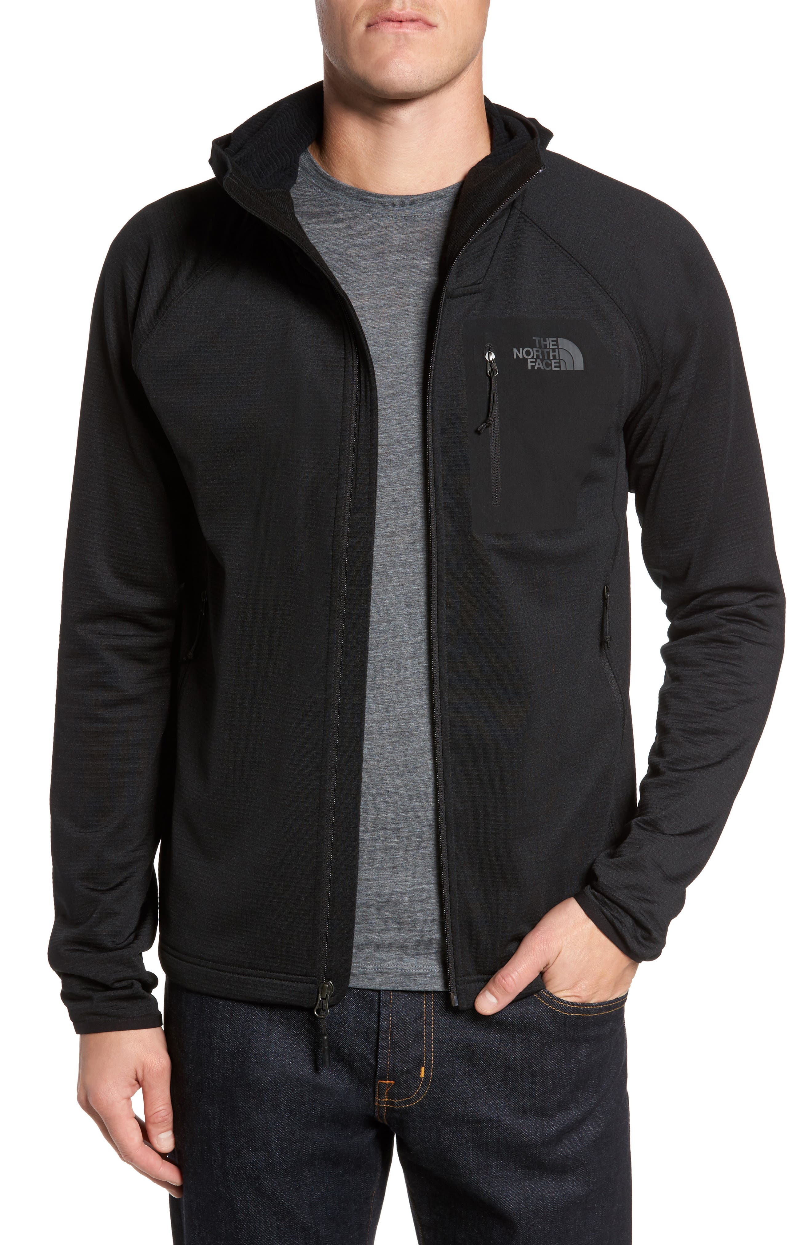 The North Face Borod Zip Fleece Jacket, Black