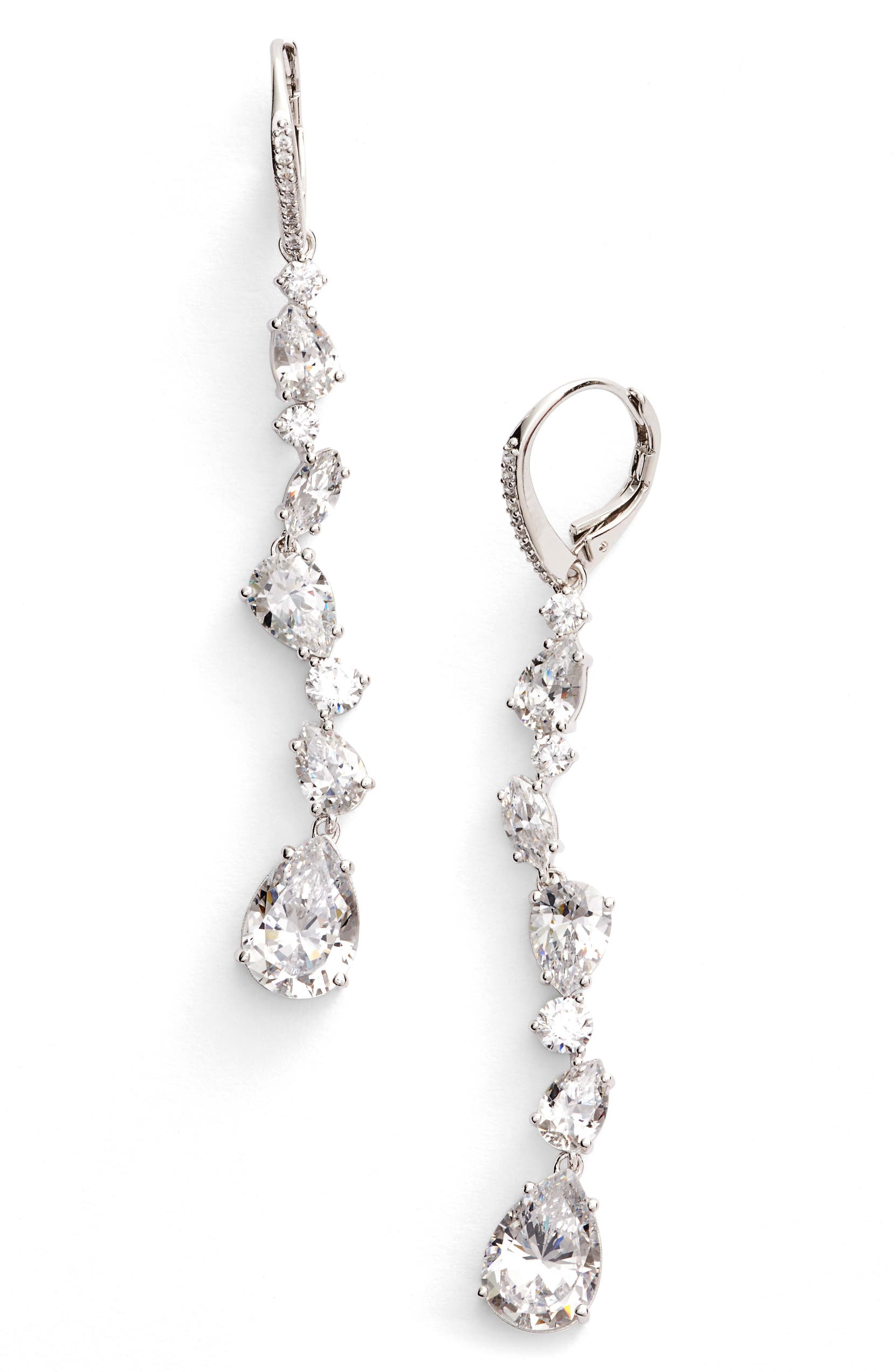 Nadri Ava Linear Drop Earrings Nordstrom
